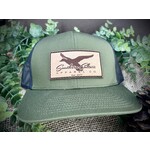 Southern Culture Southern Culture Mallard in Flight Leather Patch Snapback Hat