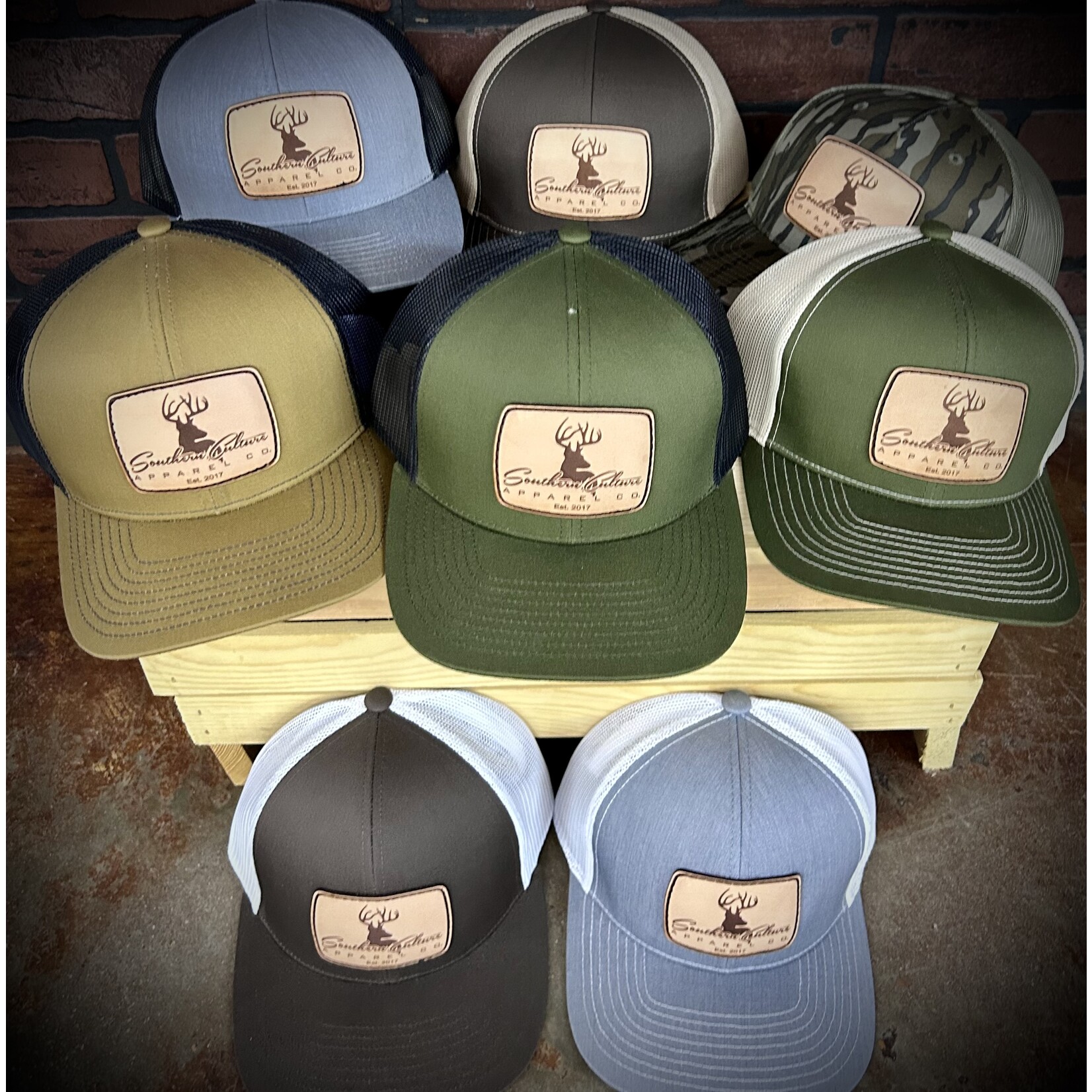 Southern Culture Southern Culture Buck Leather Patch Snapback Hat