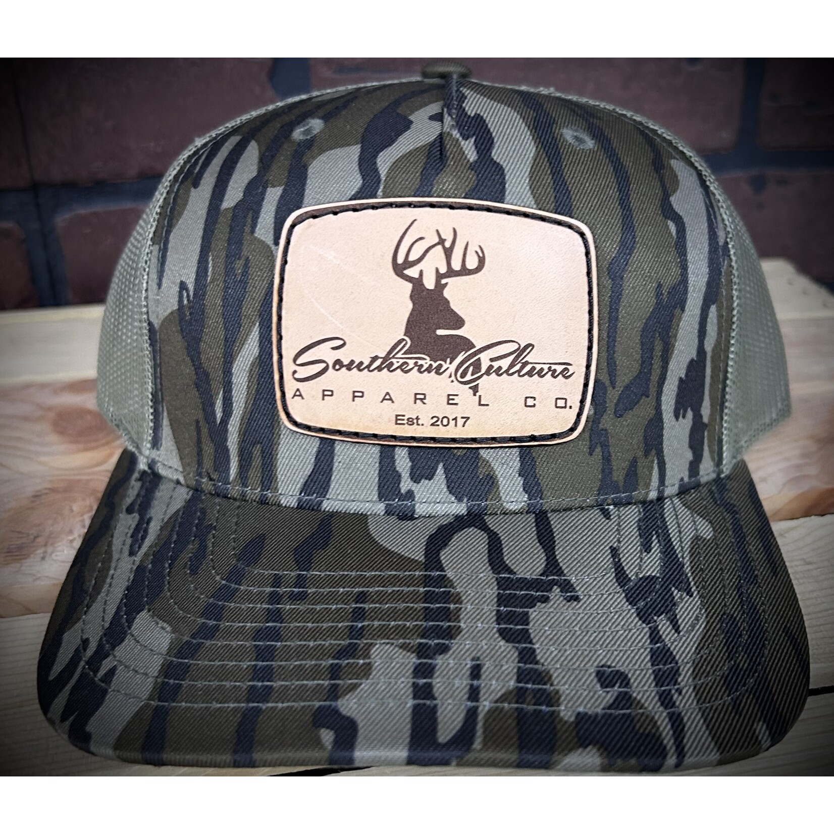 Southern Culture Southern Culture Buck Leather Patch Snapback Hat