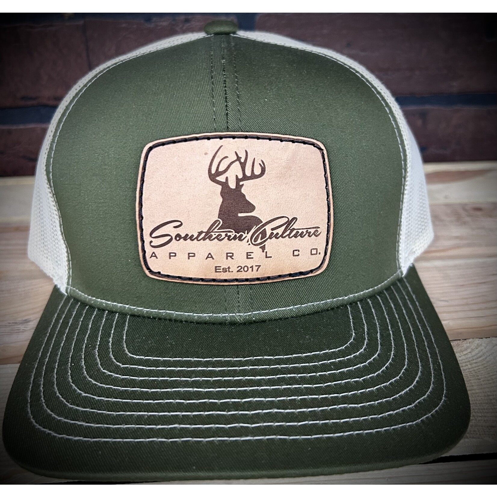 Southern Culture Southern Culture Buck Leather Patch Snapback Hat