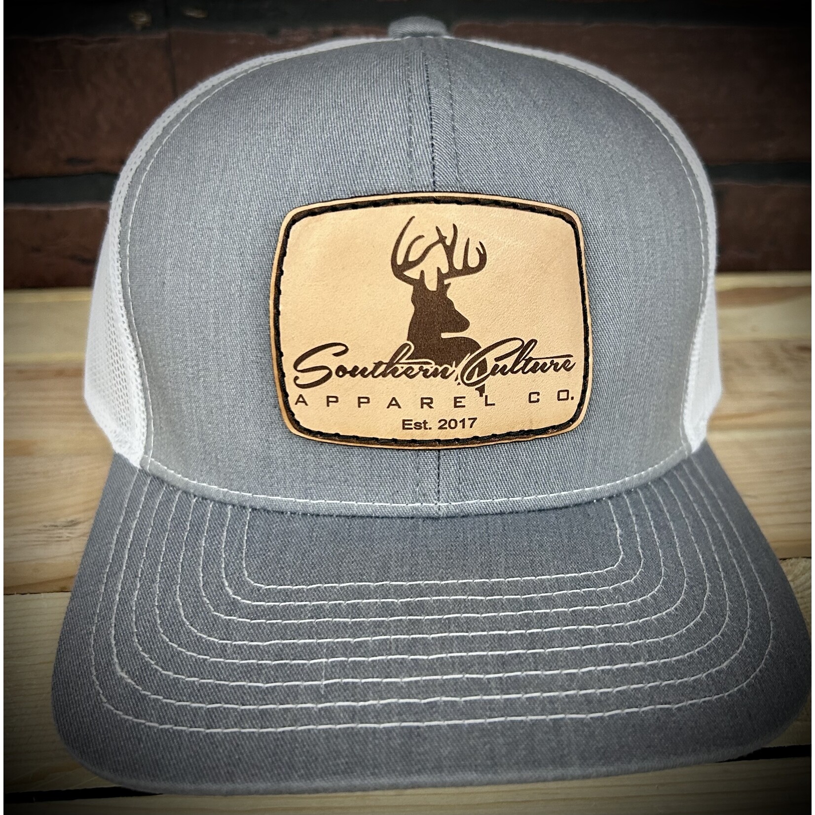 Southern Culture Southern Culture Buck Leather Patch Snapback Hat