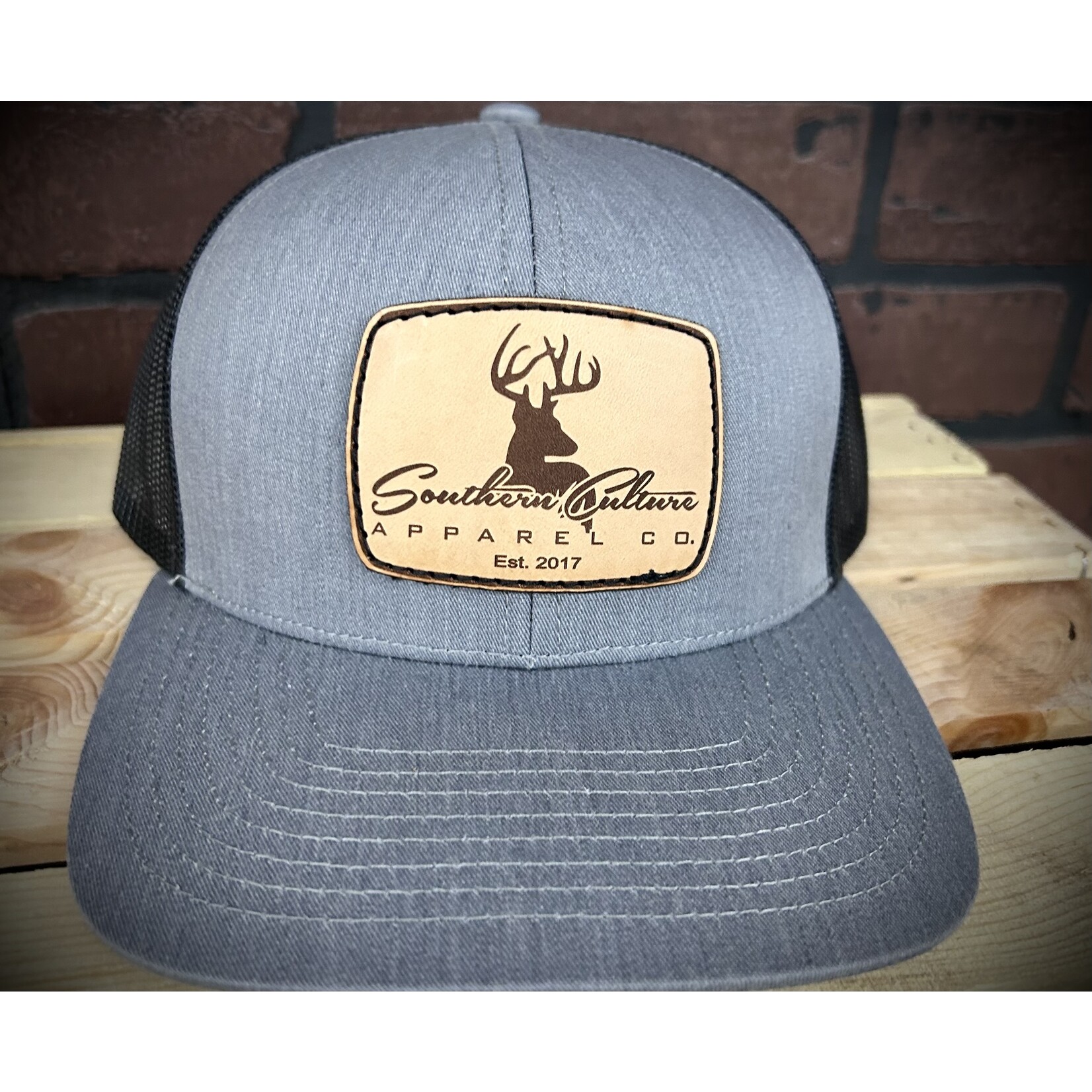 Southern Culture Southern Culture Buck Leather Patch Snapback Hat