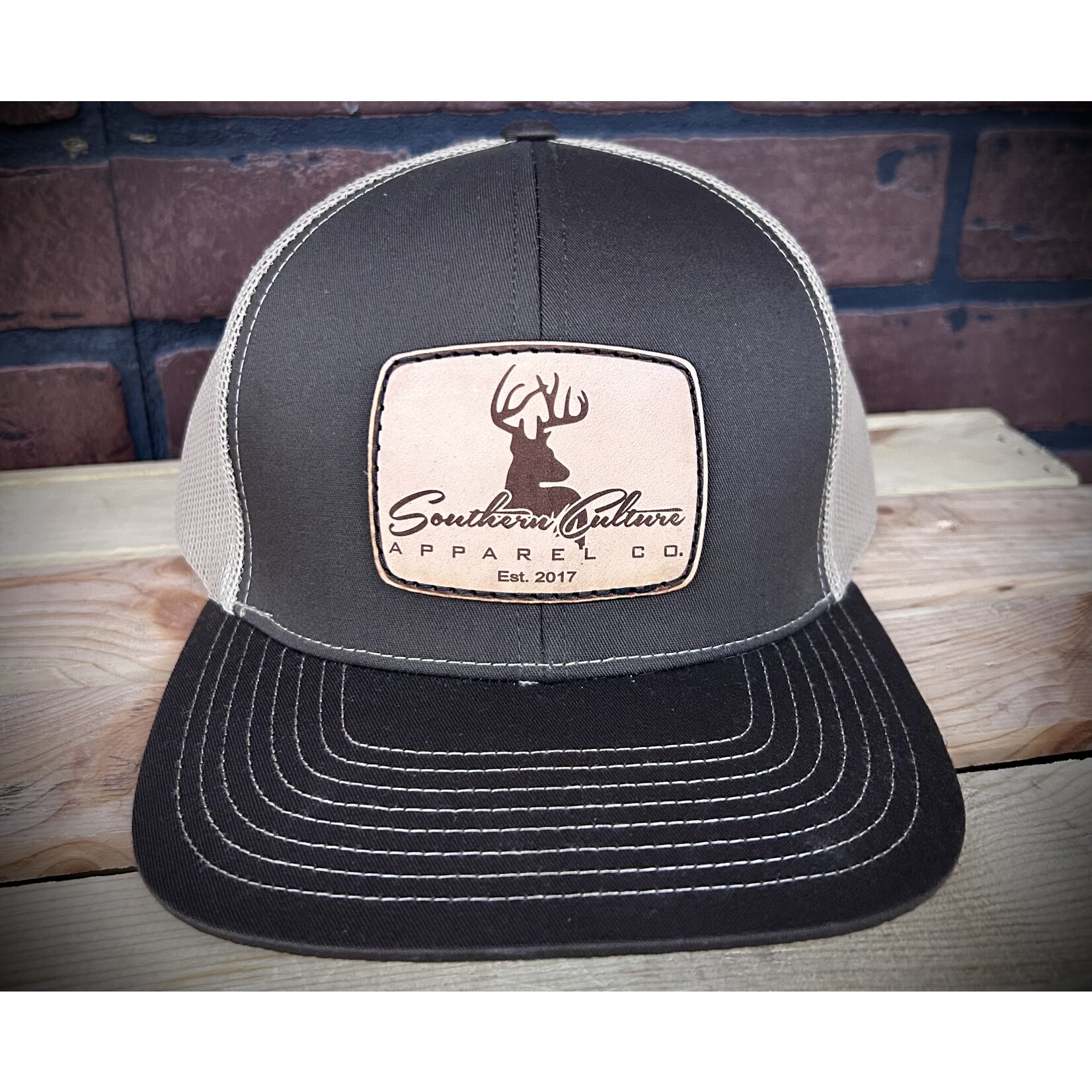 Southern Culture Southern Culture Buck Leather Patch Snapback Hat