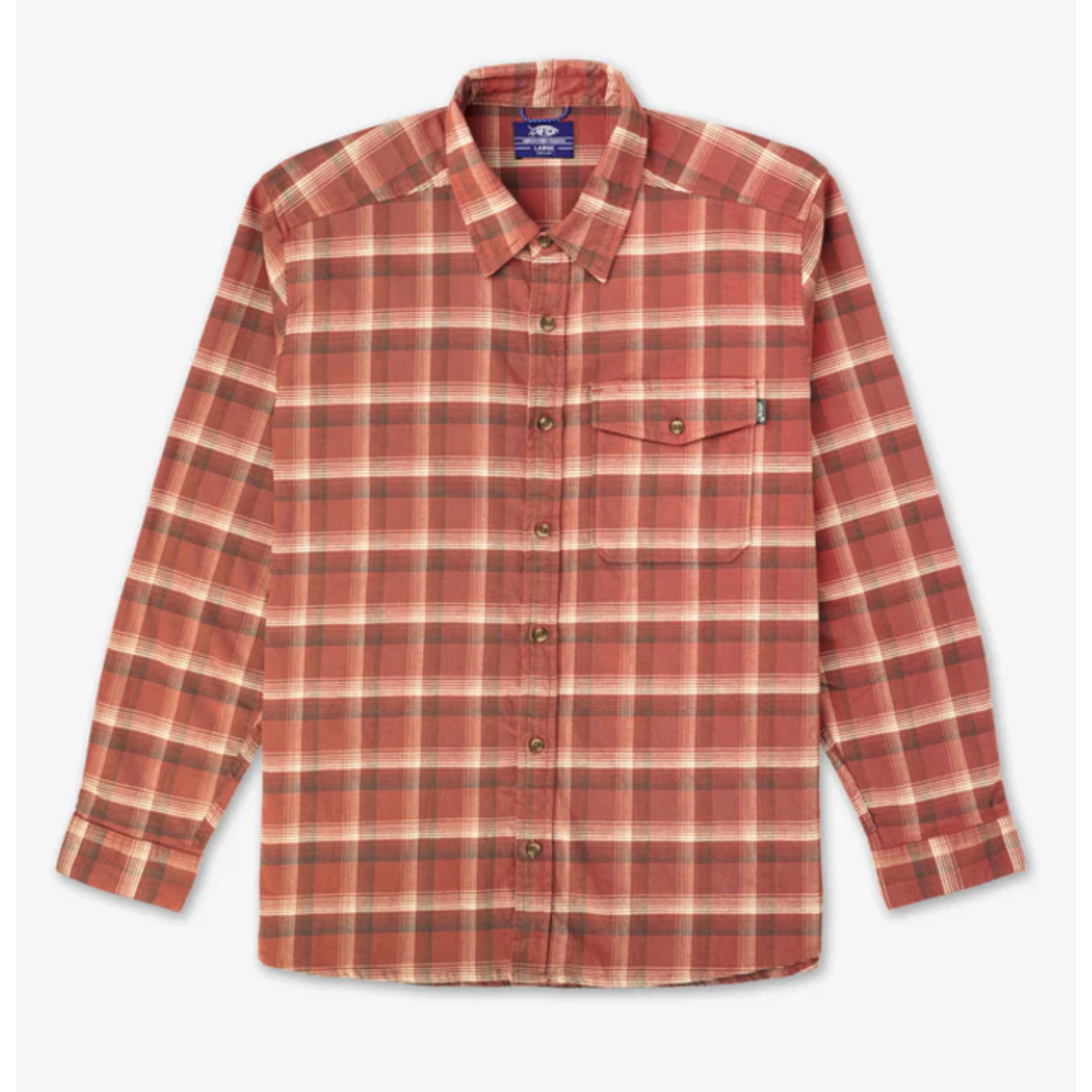 Aftco Aftco Men's Lager flannel Button Down L/S Shirt