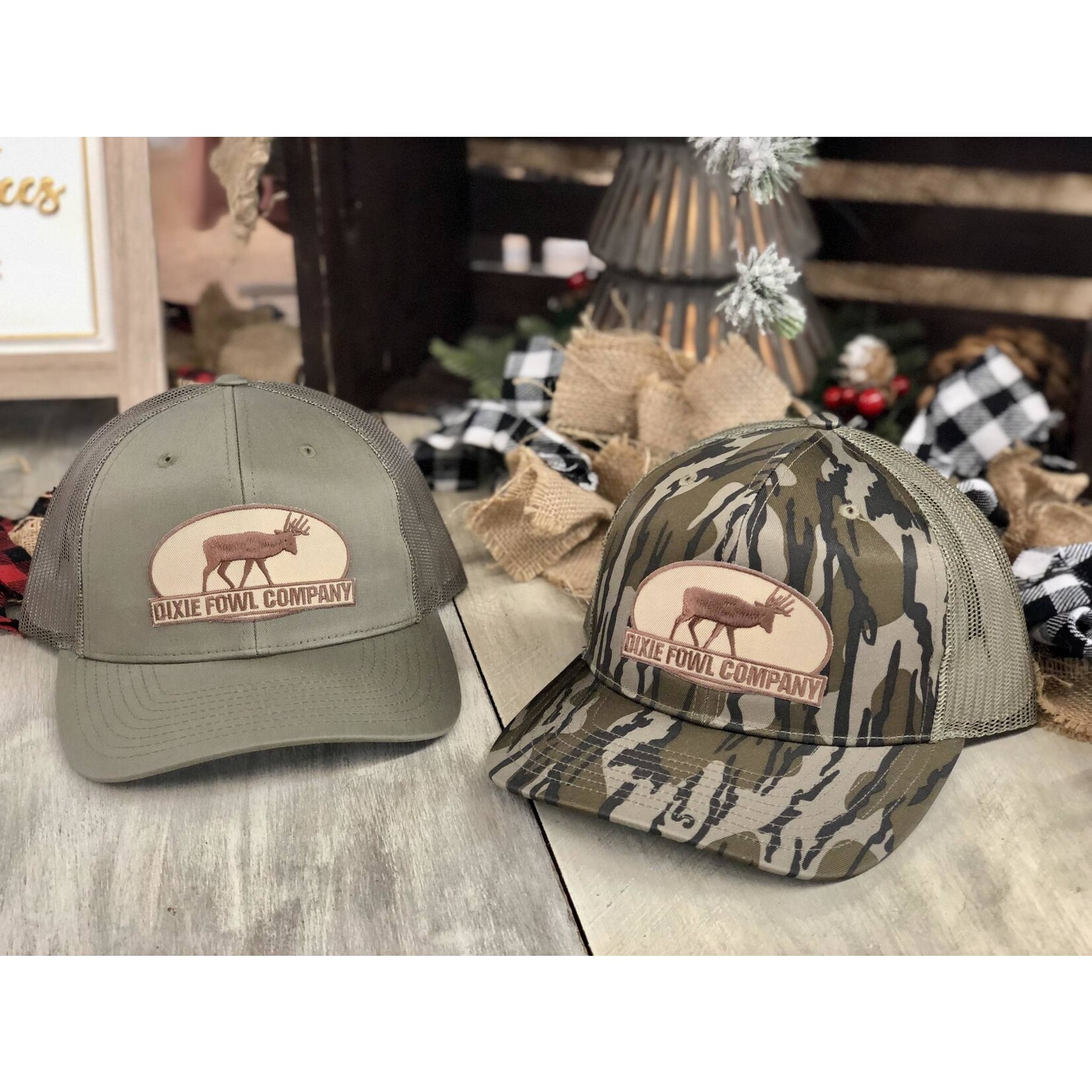 Dixie Fowl Company Dixie Fowl Hat Co. DFC Bruiser Logo Patch FS Snapback Hat