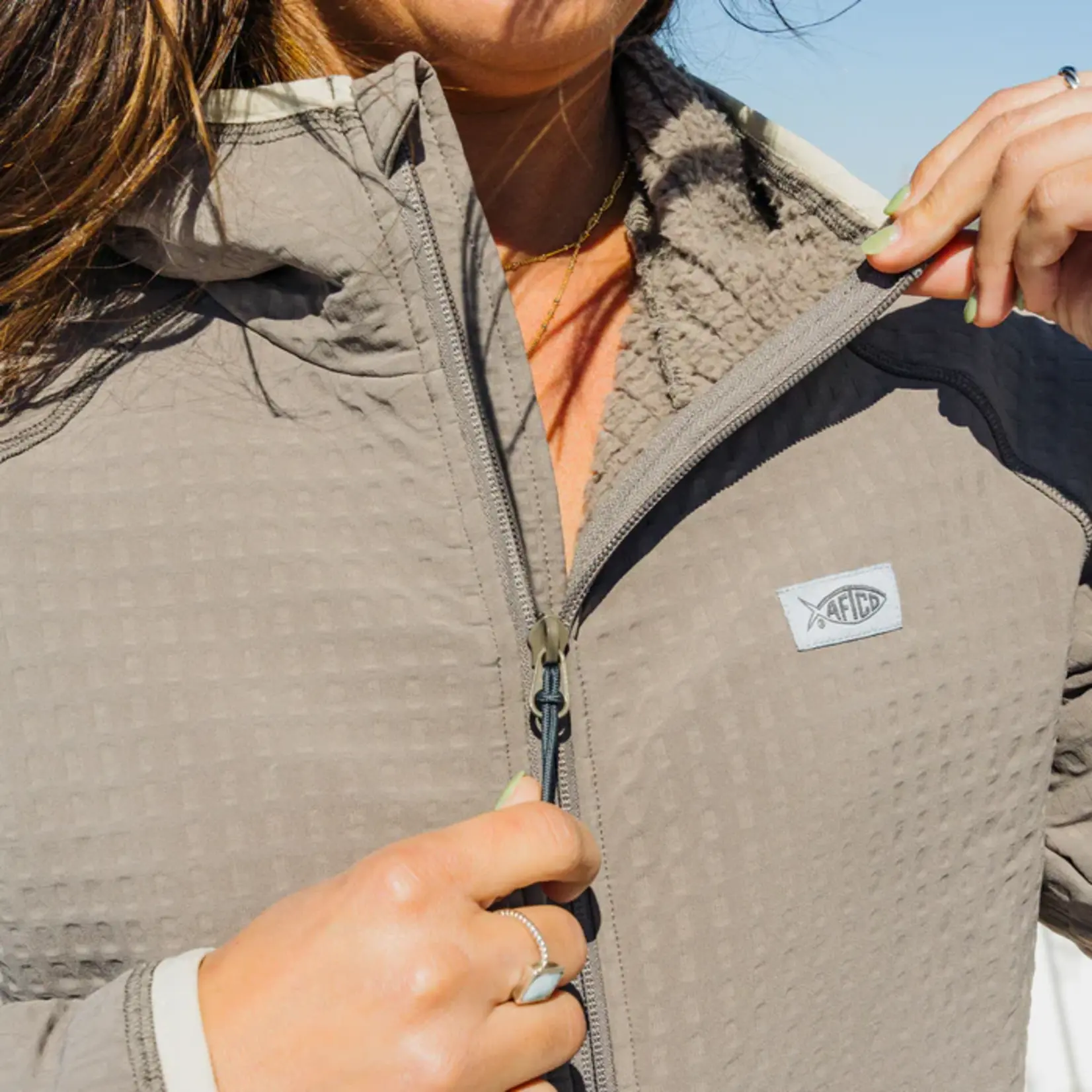 Aftco Aftco Women's  ArmorLoft Hooded Full Zip Jacket