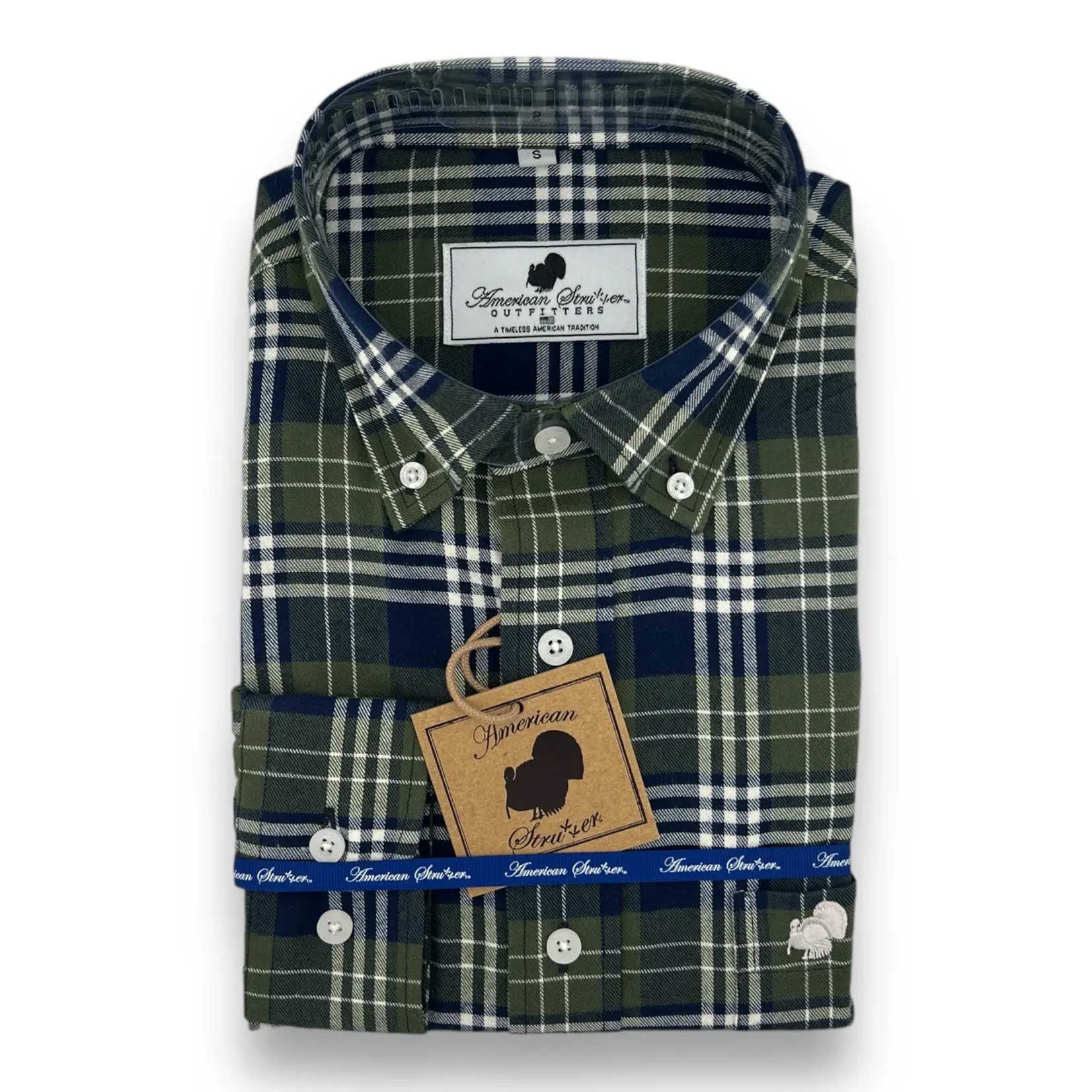 American Strutter American Strutter Flannel Gingham L/S Button Down Shirt