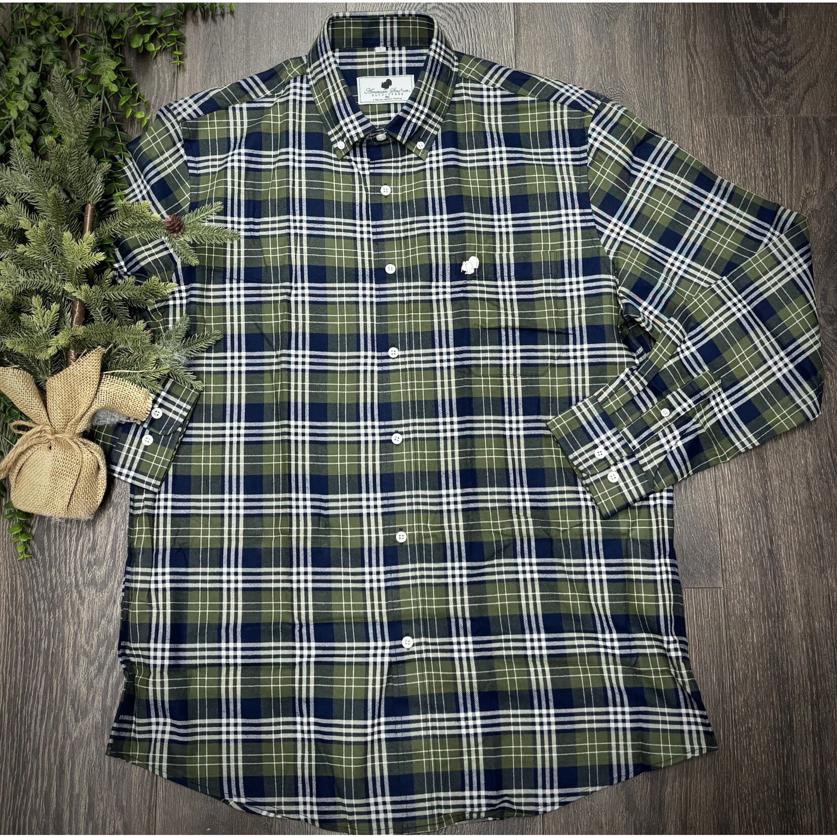 American Strutter American Strutter Flannel Gingham L/S Button Down Shirt