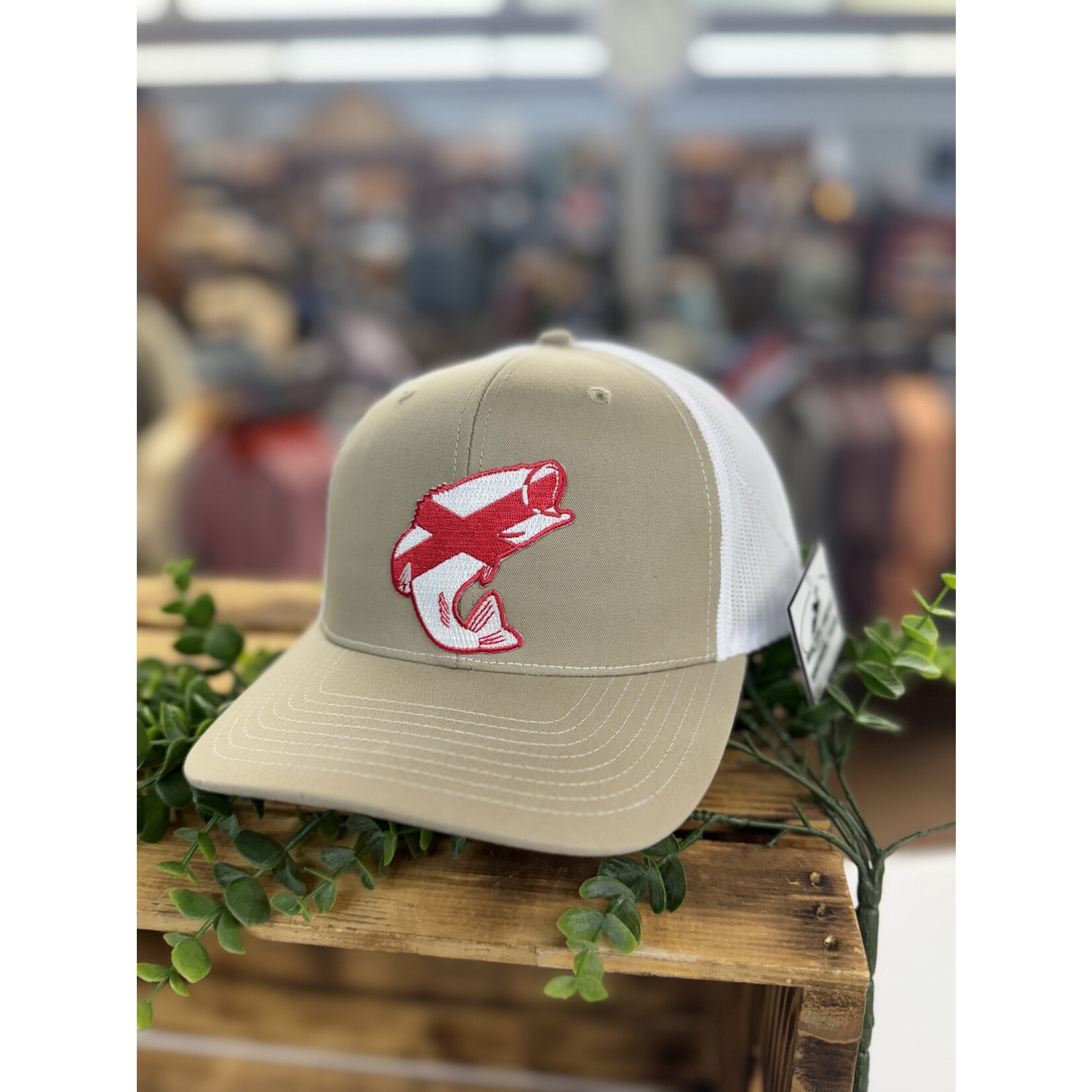 Dixie Fowl Company Dixie Fowl Hat Co. AL Bass Snapback Hat