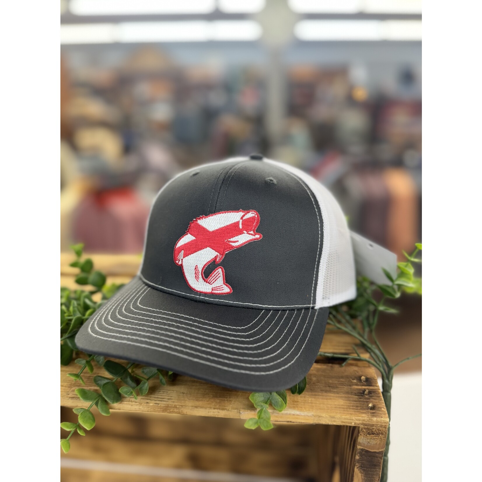 Dixie Fowl Company Dixie Fowl Hat Co. AL Bass Snapback Hat