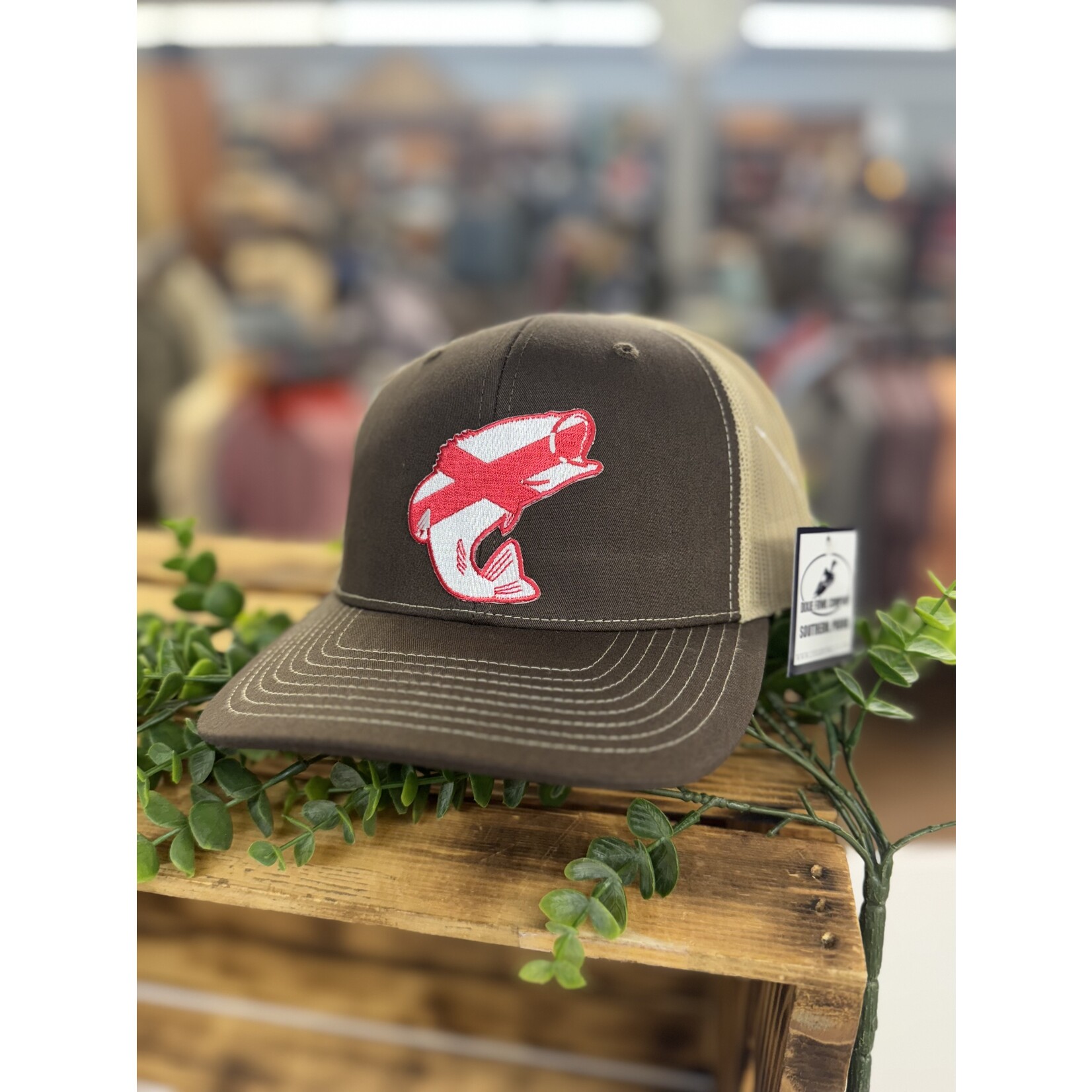 Dixie Fowl Company Dixie Fowl Hat Co. AL Bass Snapback Hat