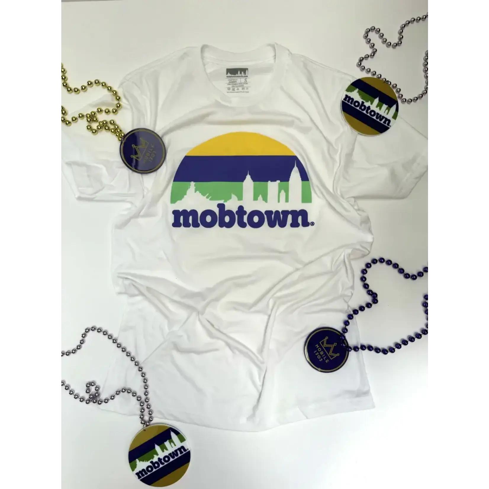 Mobtown Mobtown Mardi Gras Limited Edition Mobtown Skyline S/S TEE Shirt