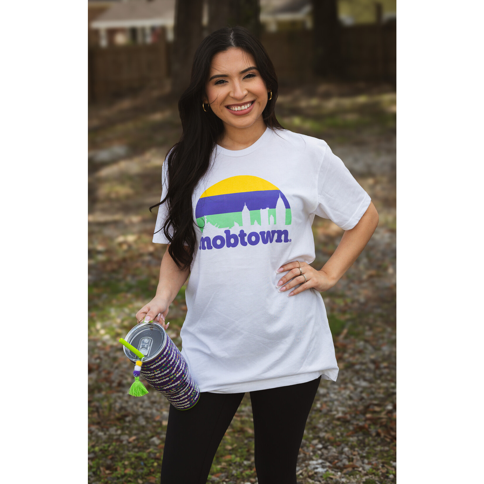 Mobtown Mobtown Mardi Gras Limited Edition Mobtown Skyline S/S TEE Shirt