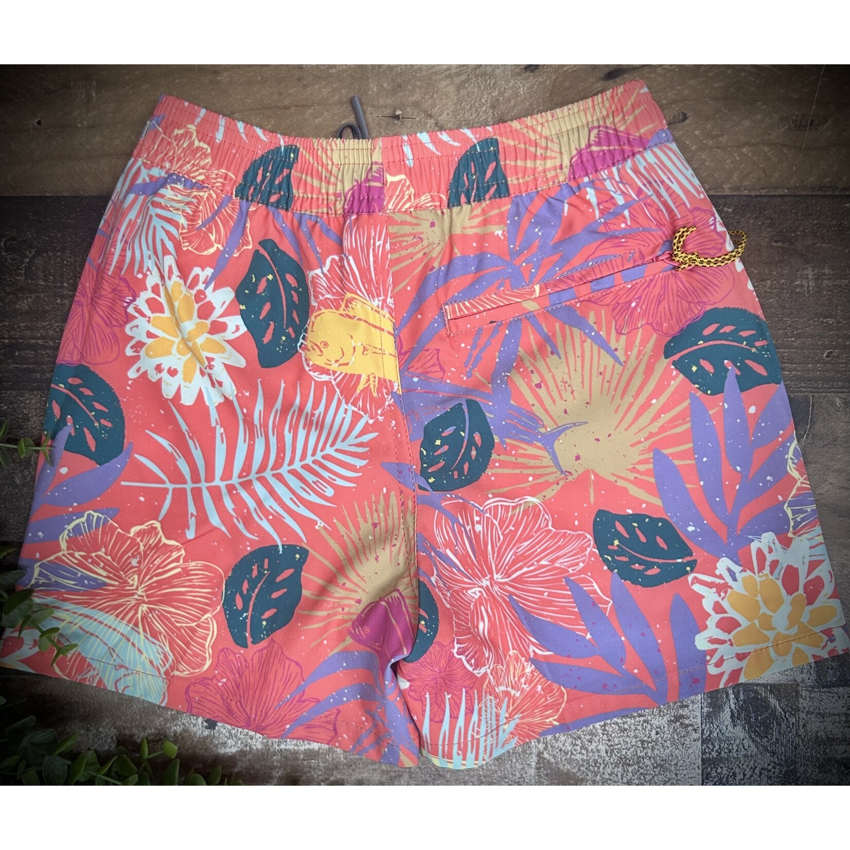 Aftco Aftco Youth Strike Printed Short Swim Trunks