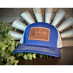 Southern Culture Southern Culture Dark Plain AL State Leather Patch Snapback Hat