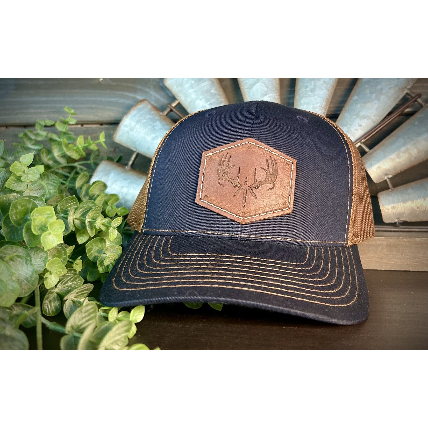 Freak Outdoors Freak Outdoors Steel Leather Patch Snapback Hat