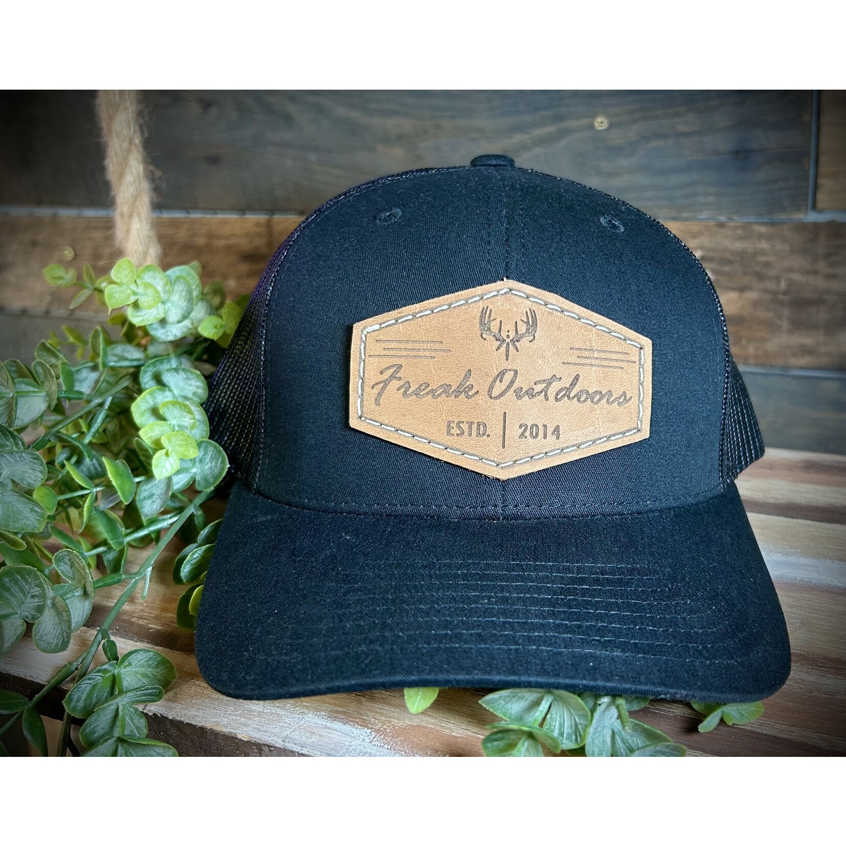 Freak Outdoors Freak Outdoors Topeka Leather Patch Snapback Hat
