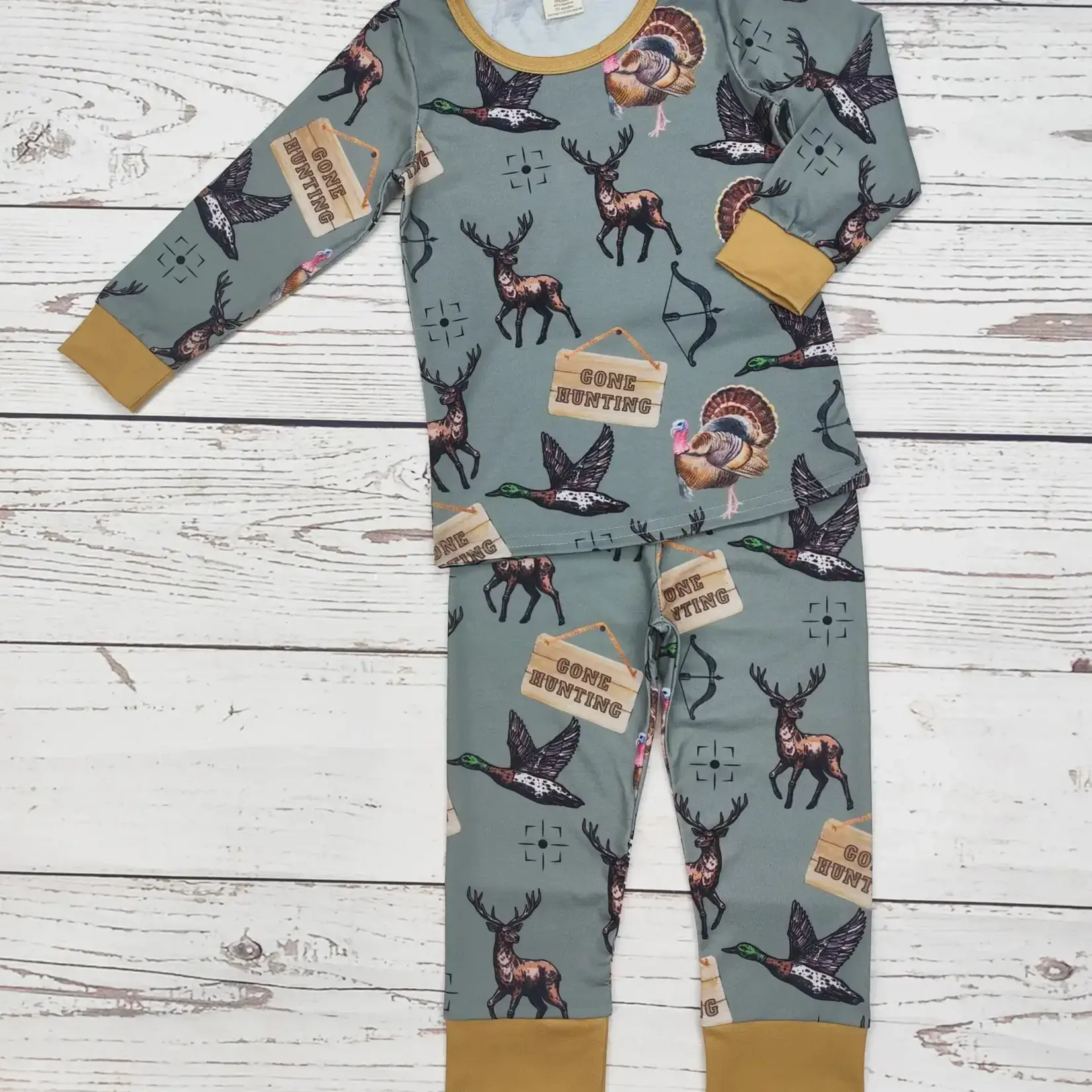 FAIRE Baby Boy Go Hunting Print Sleepwear Set
