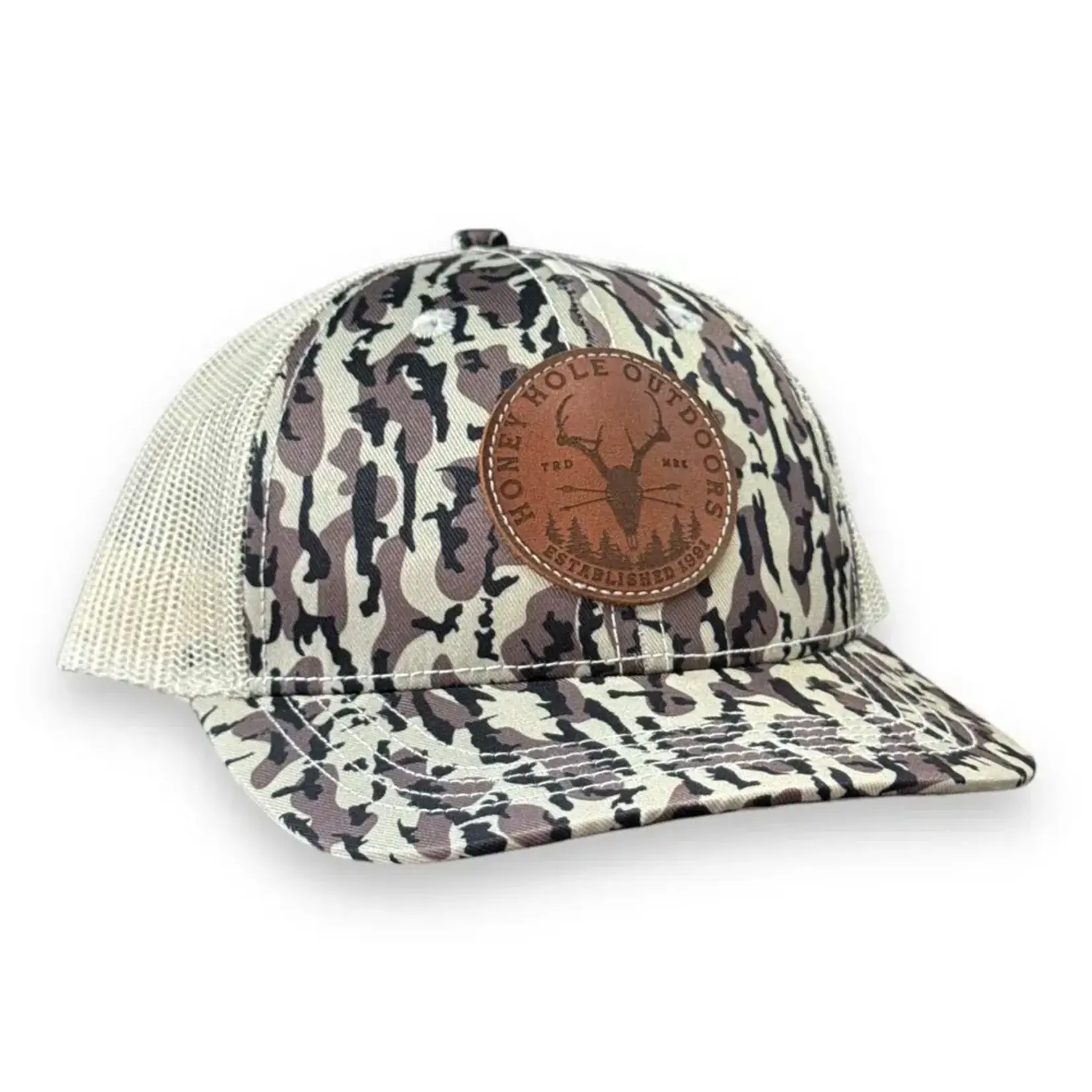 Honey Hole Outdoors Honey Hole Outdoors Youth Dead Shot Leather Patch Snapback Hat
