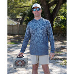 Aftco Aftco Men's Grander Camo UVX Hood Performance L/S Shirt