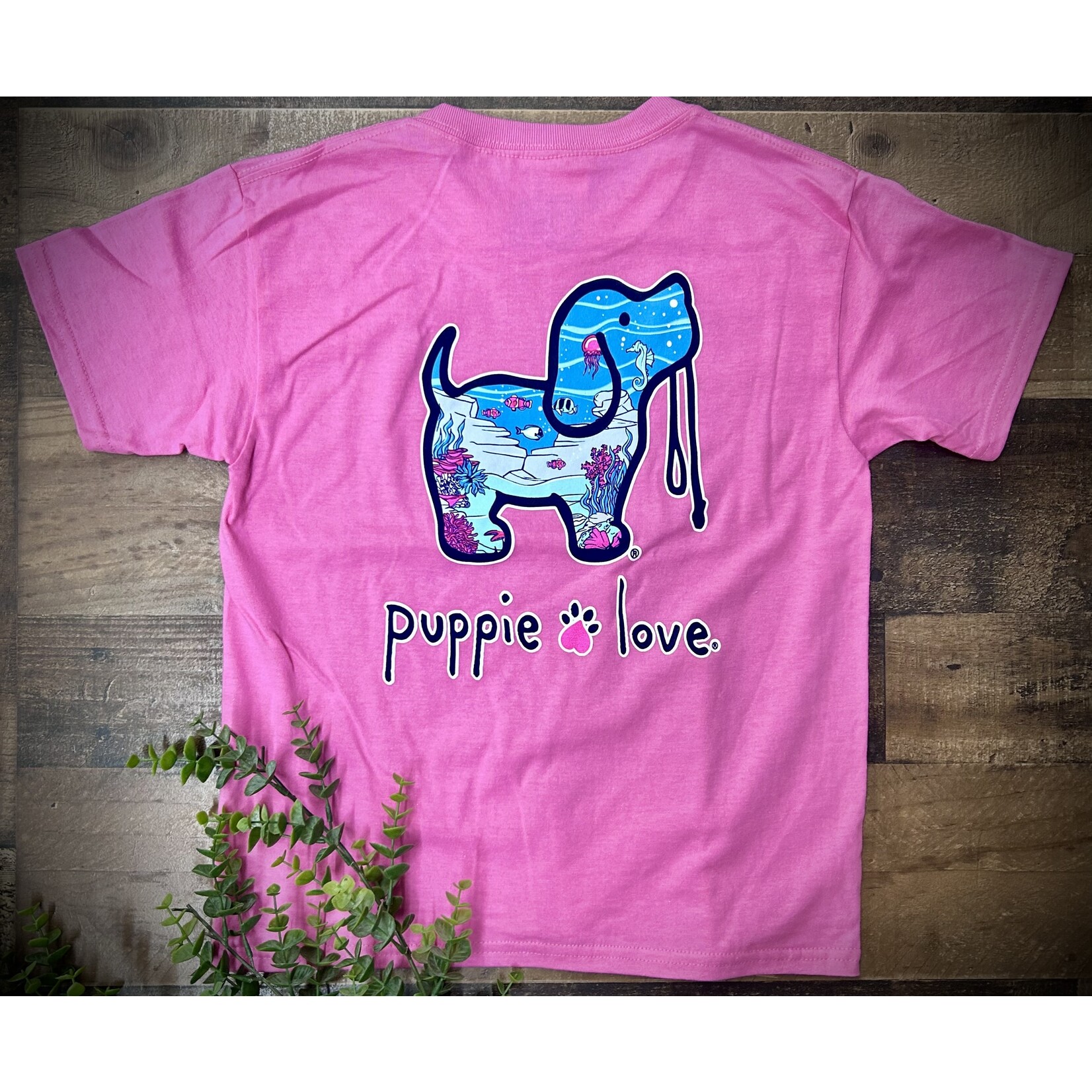 Puppie Love Youth Girls Under the Sea Pup S/S TEE Shirt