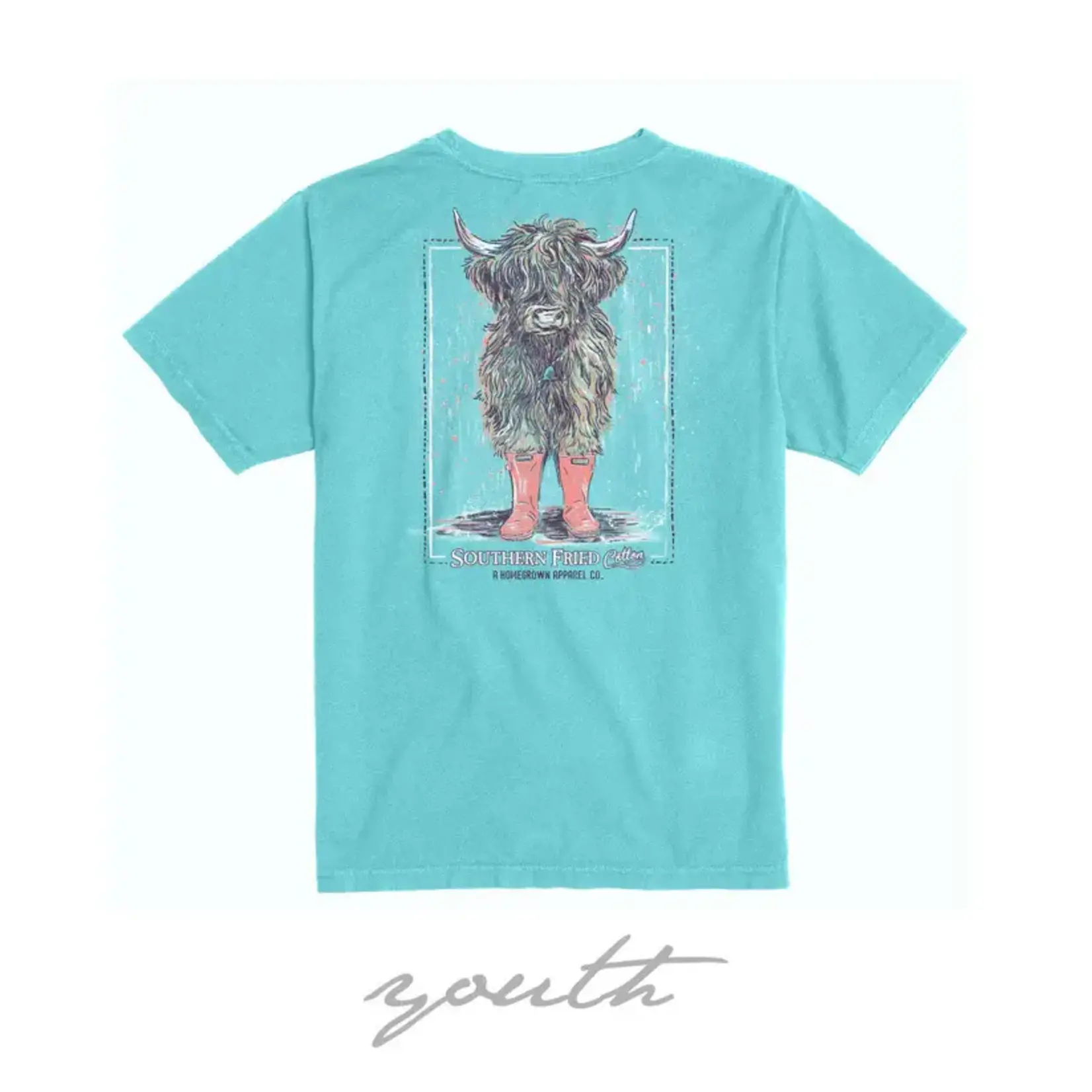 Southern Fried Cotton Southern Fried Cotton Youth Girls  Getting Caught in the Rain S/S TEE Shirt