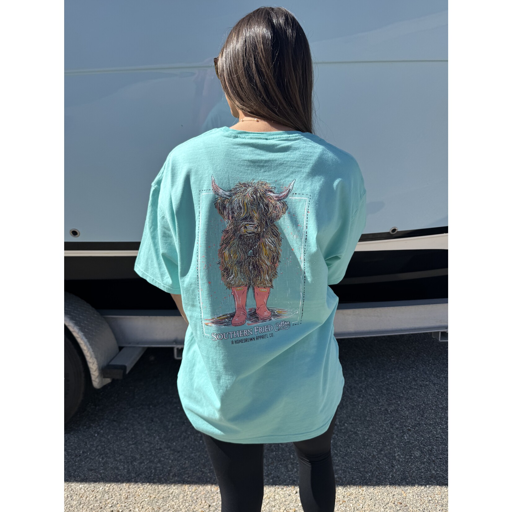 Southern Fried Cotton Southern Fried Cotton Women's Getting Caught in the Rain S/S TEE Shirt