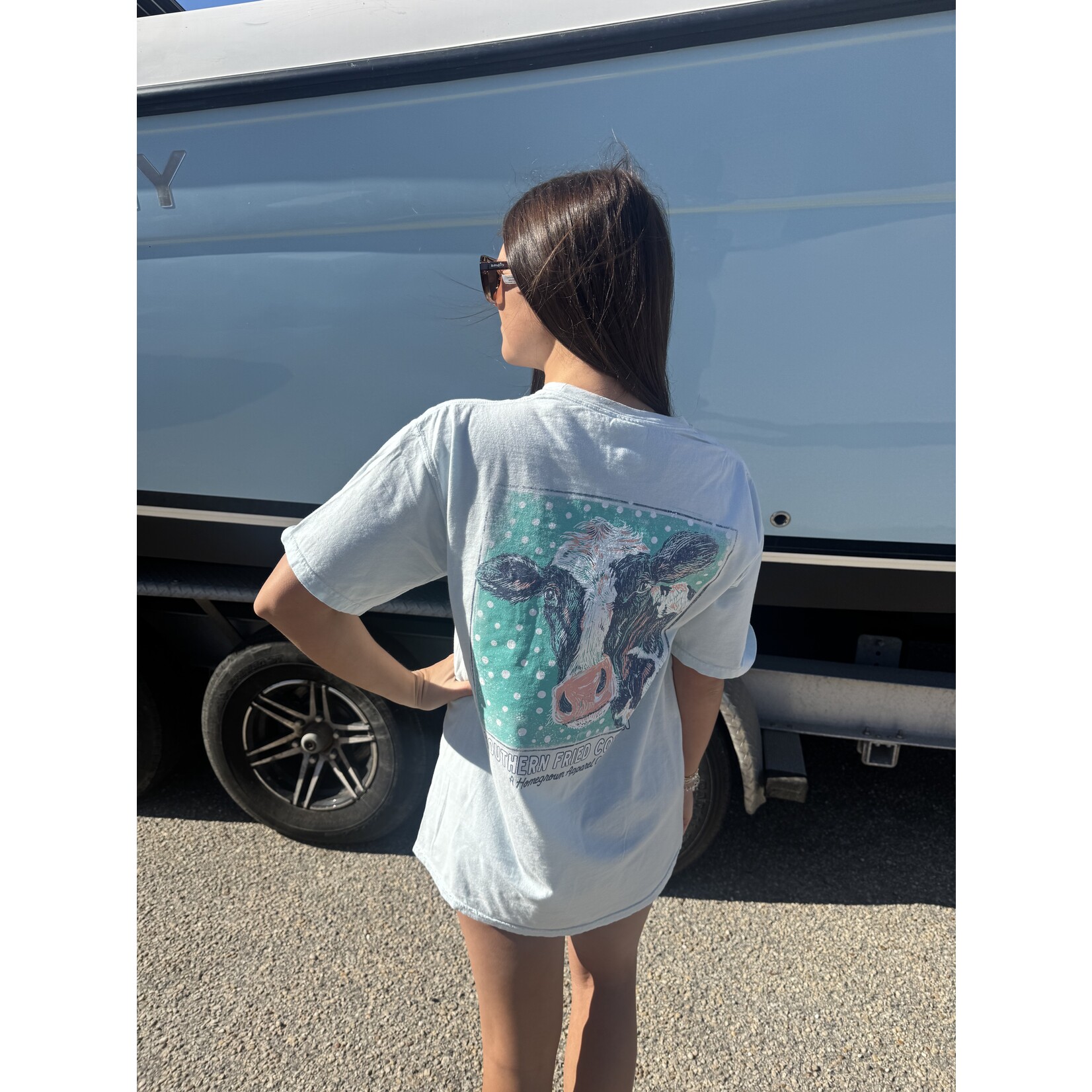 Southern Fried Cotton Southern Fried Cotton Women's Dotty S/S TEE Shirt