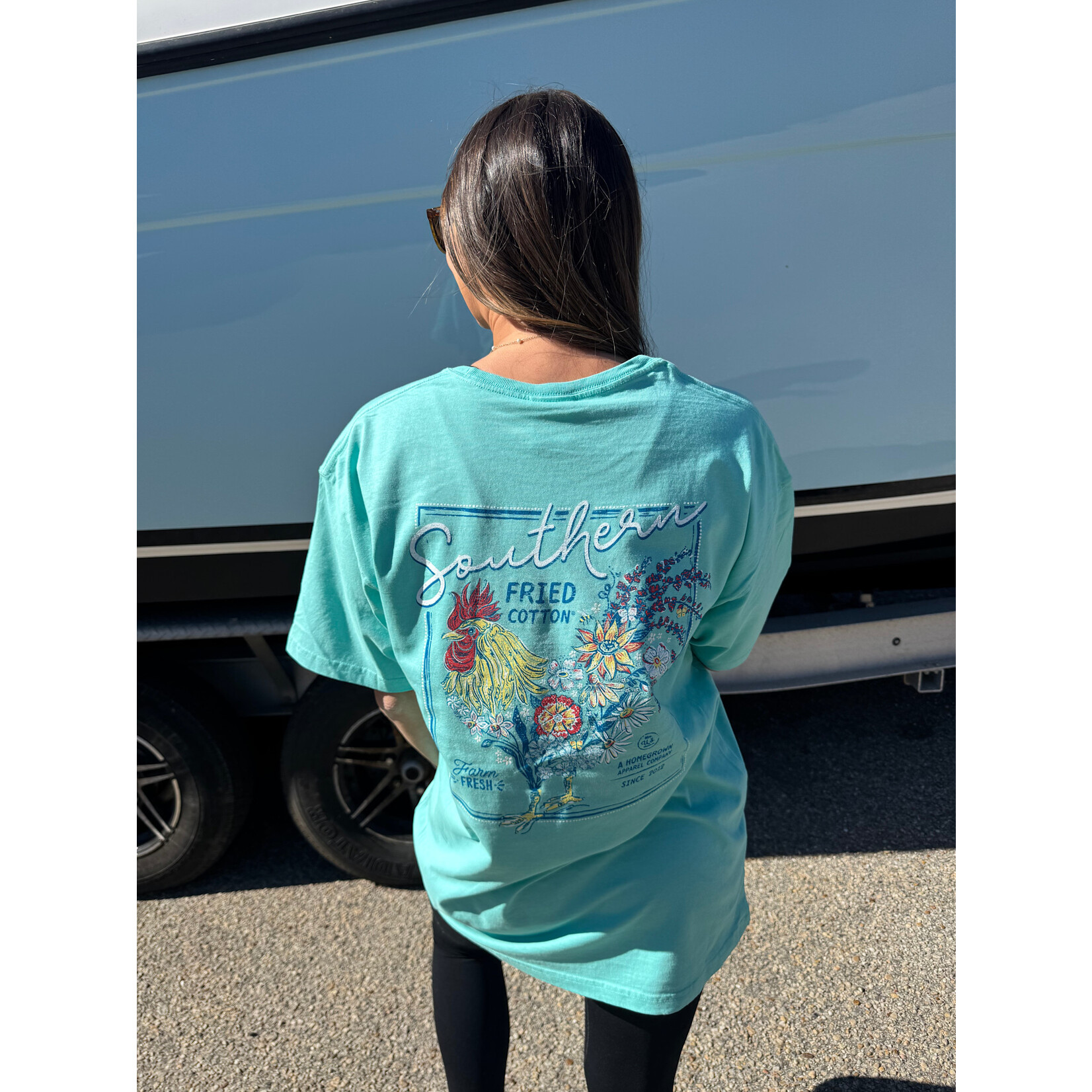 Southern Fried Cotton Southern Fried Cotton Women's Farm Fresh S/S TEE Shirt