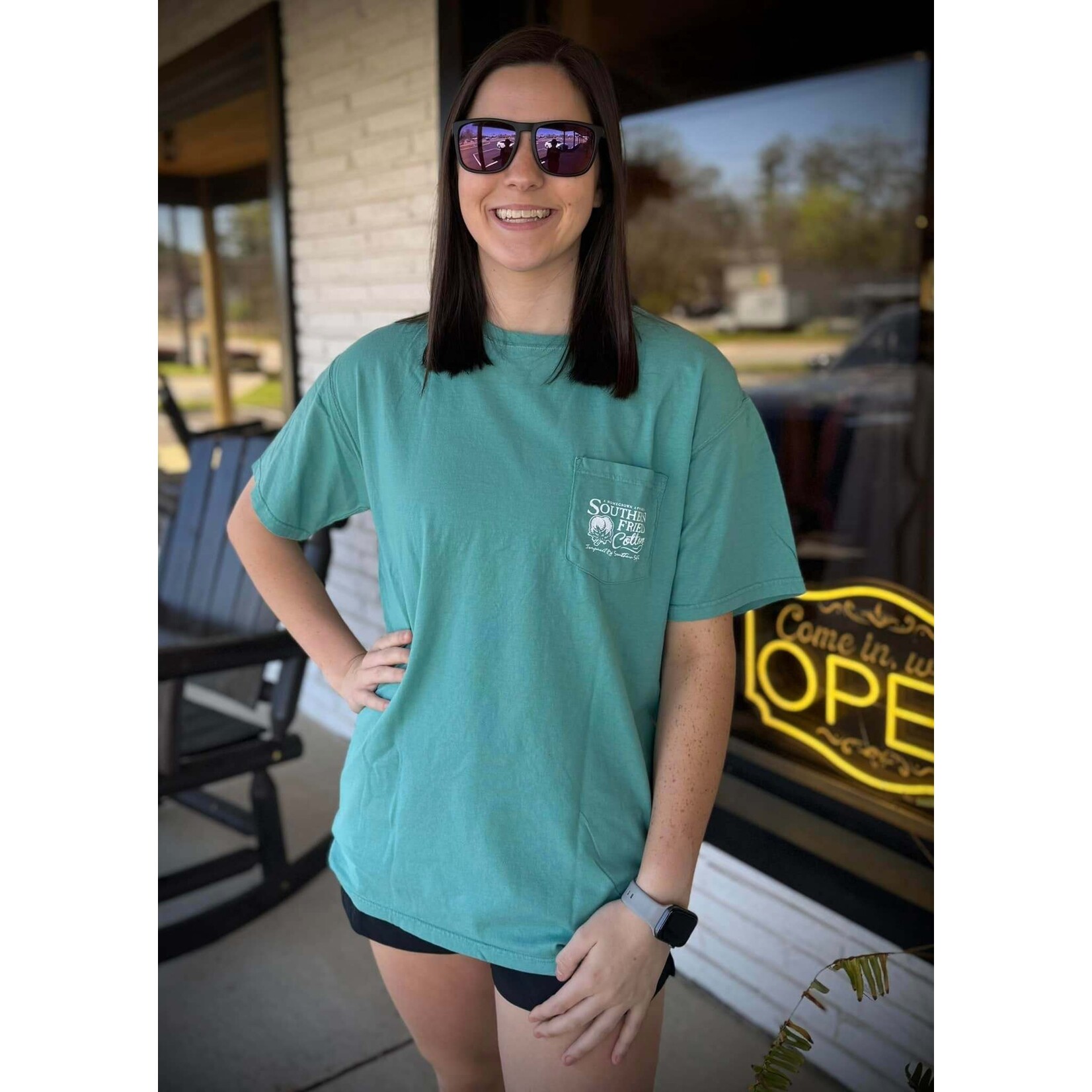 Southern Fried Cotton Southern Fried Cotton Women's Faith Hope Love S/S TEE Shirt