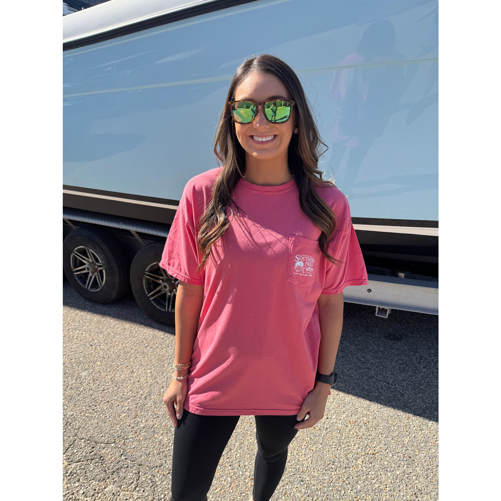 Southern Fried Cotton Southern Fried Cotton Pink Skies S/S TEE Shirt