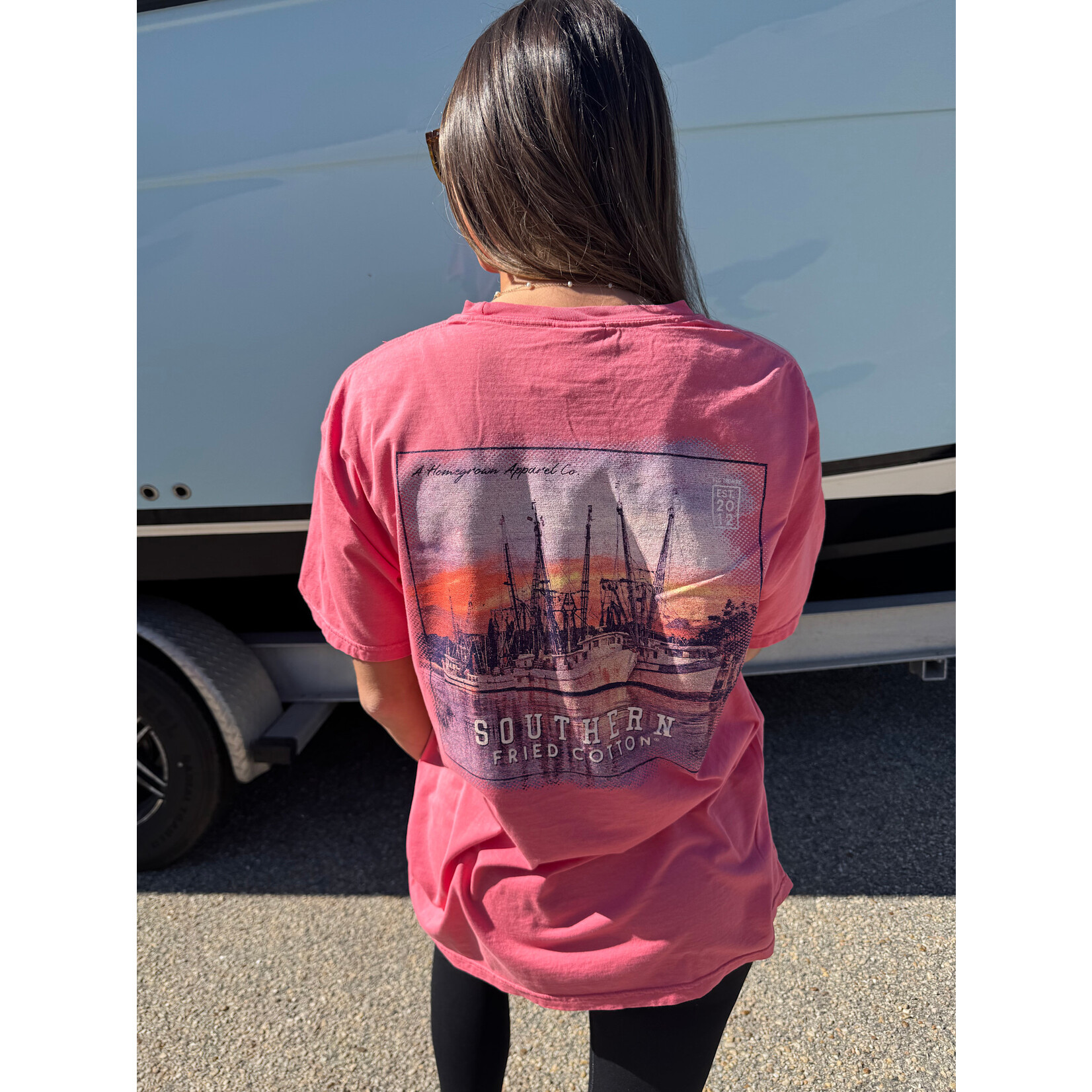 Southern Fried Cotton Southern Fried Cotton Pink Skies S/S TEE Shirt