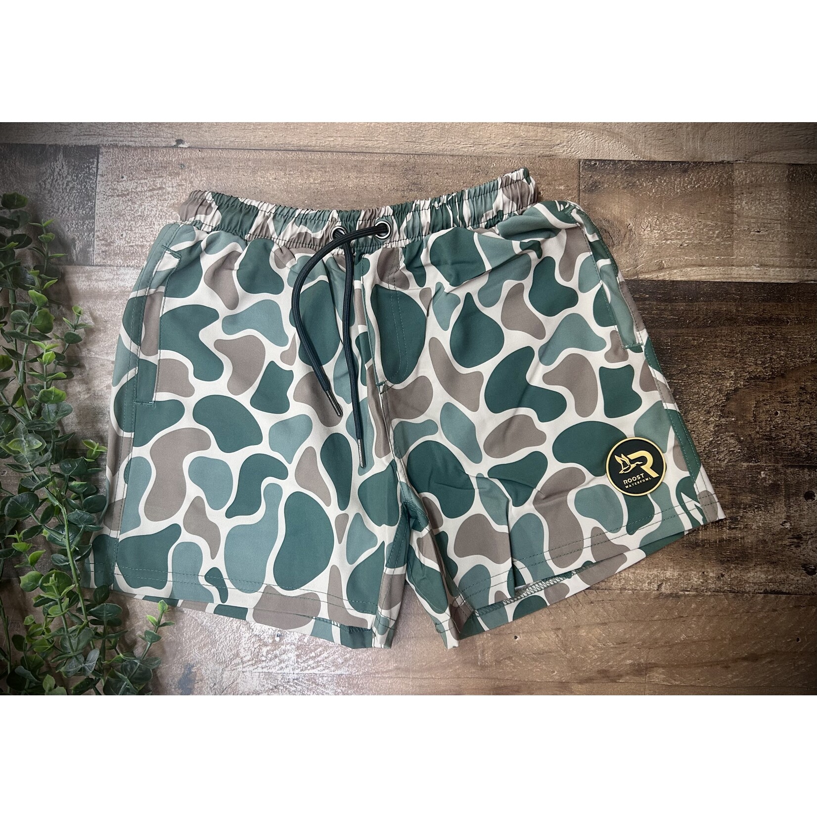Roost Waterfowl Roost Waterfowl Youth Roost Camo Active Shorts