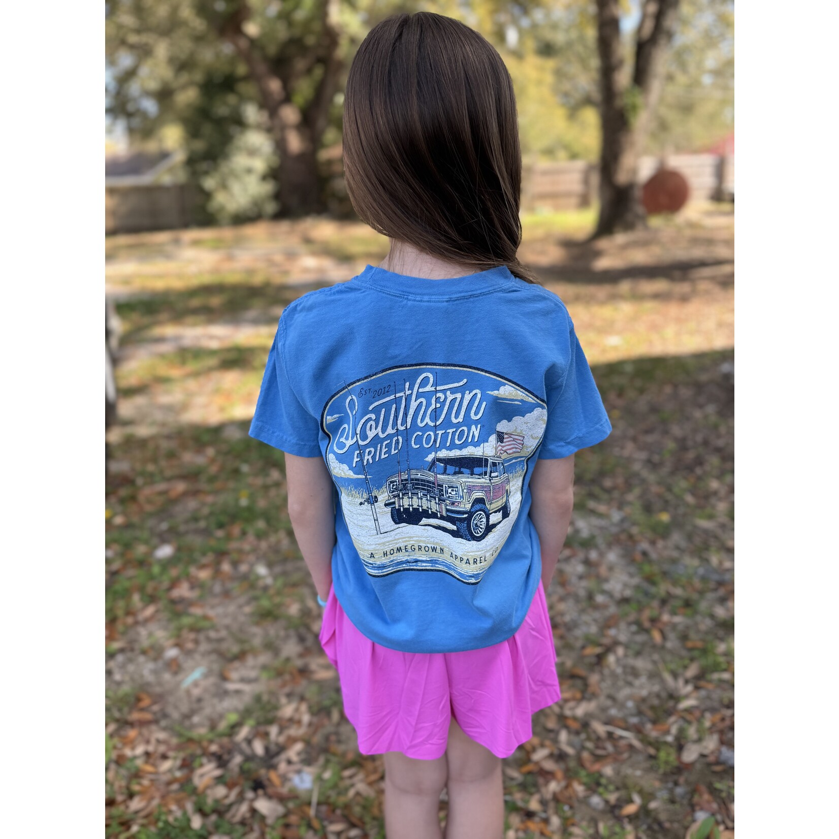 Southern Fried Cotton Southern Fried Cotton Youth Surf Fishing S/S TEE Shirt