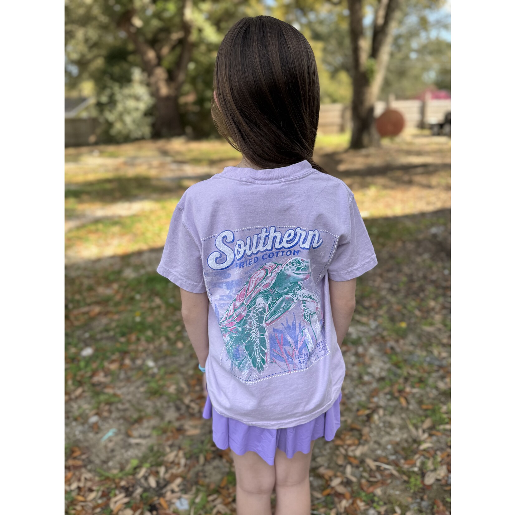Southern Fried Cotton Southern Fried Cotton Youth Girls Saltwater Queen S/S TEE Shirt