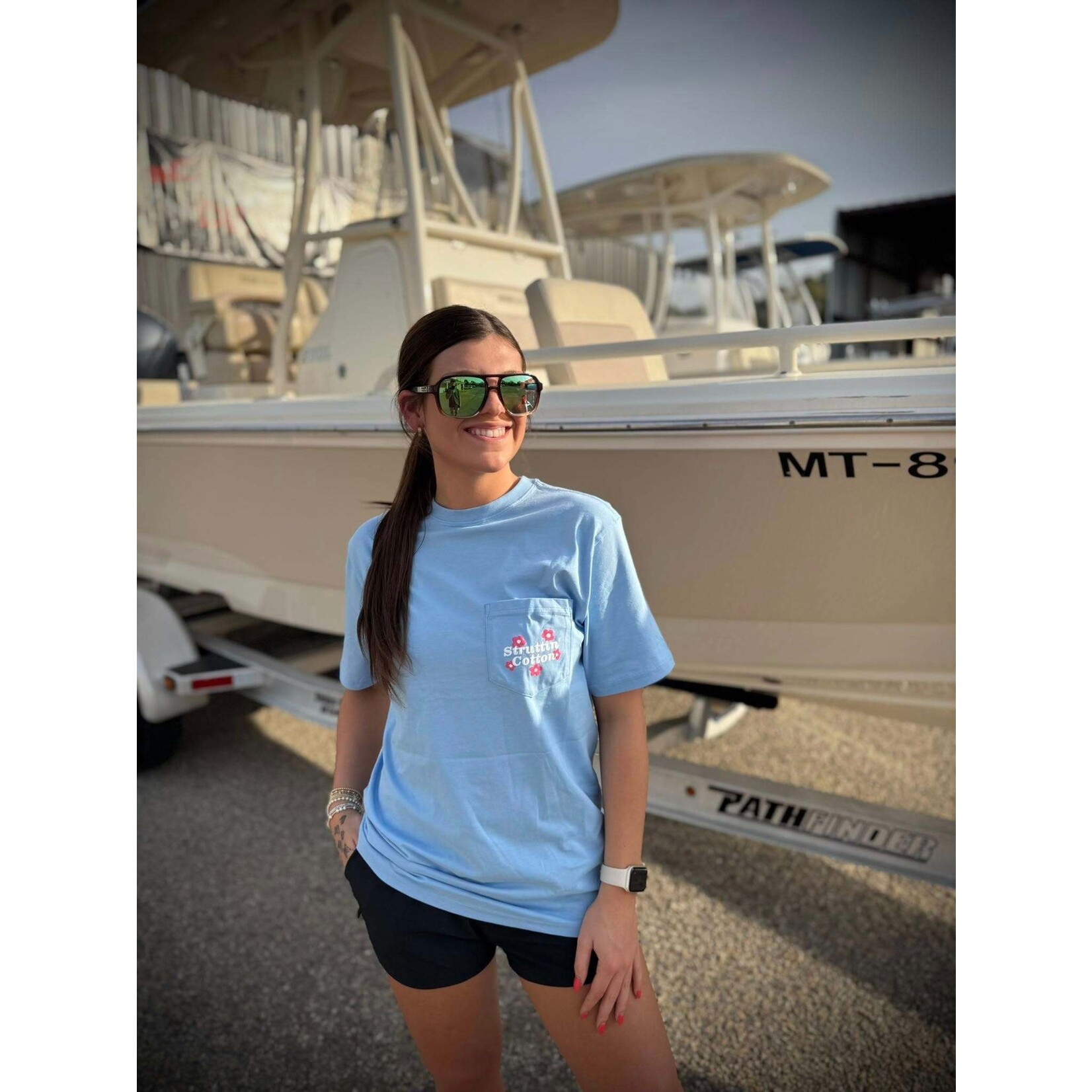 Struttin' Cotton Struttin' Cotton Women's Class & Sass S/S TEE Shirt
