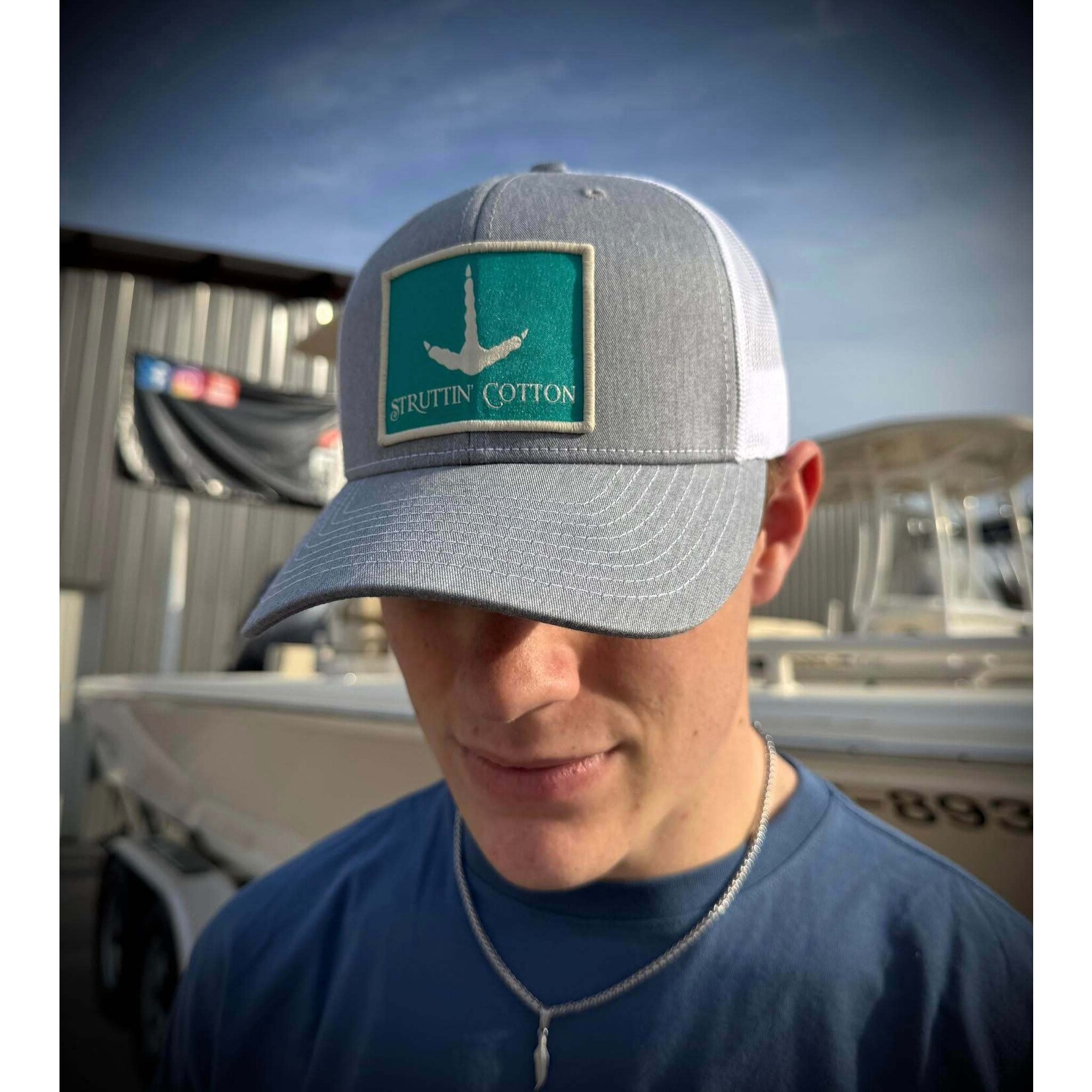 Struttin' Cotton Struttin' Cotton Turkey Track Patch Snapback Hat