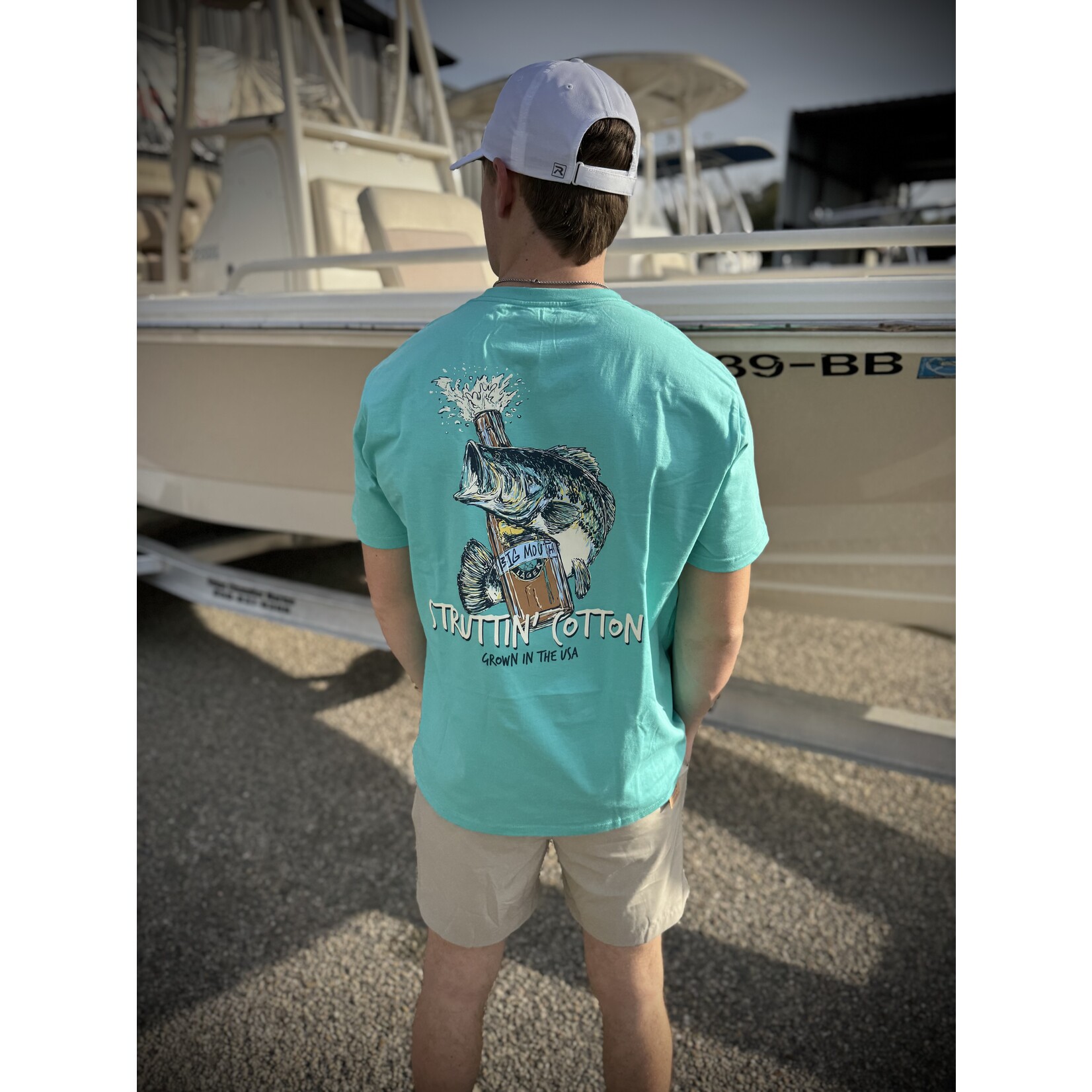 Struttin' Cotton Struttin' Cotton Big Mouth Lager S/S TEE Shirt