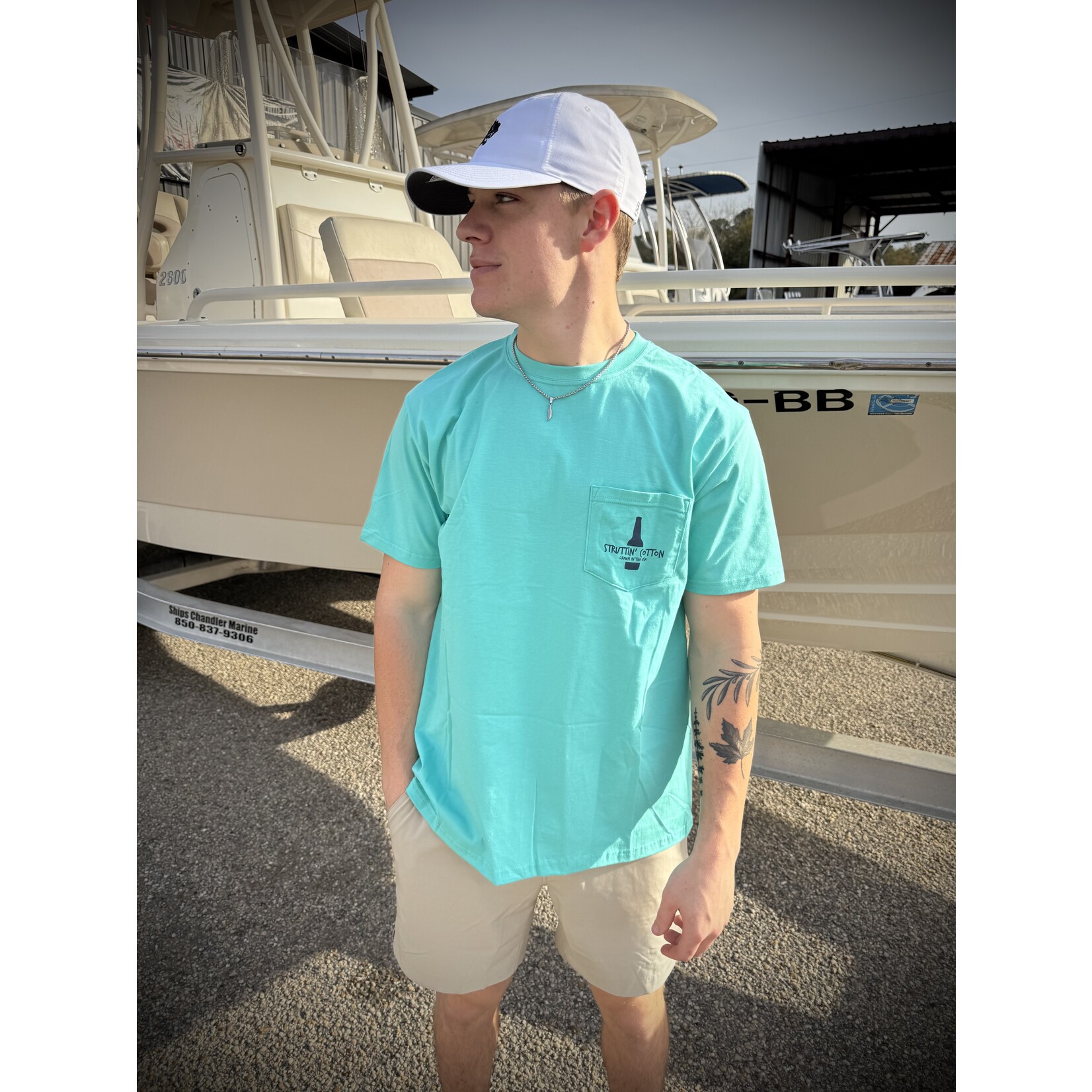Struttin' Cotton Struttin' Cotton Big Mouth Lager S/S TEE Shirt