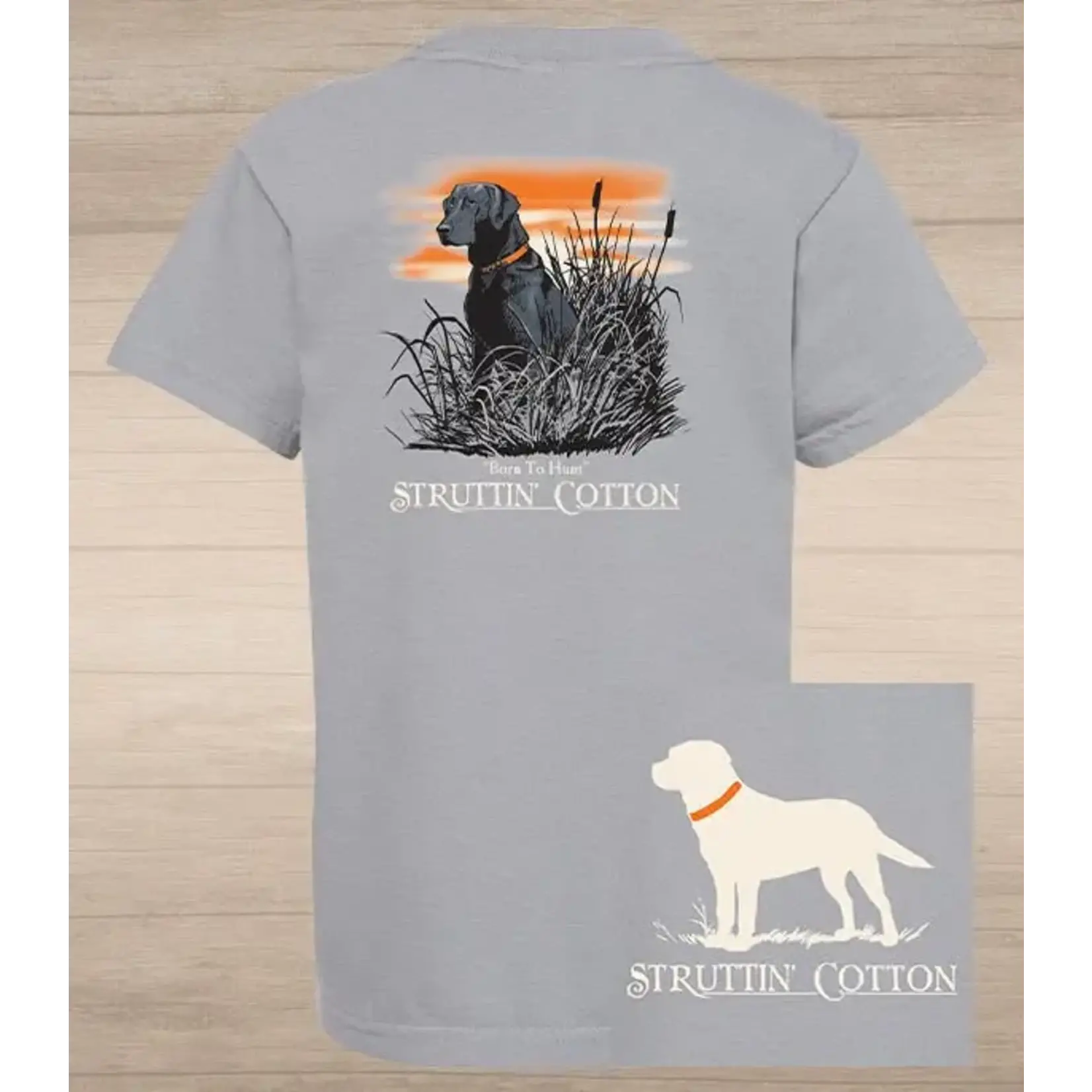 Struttin' Cotton Struttin' Cotton Youth Boys Born to Hunt S/S TEE Shirt
