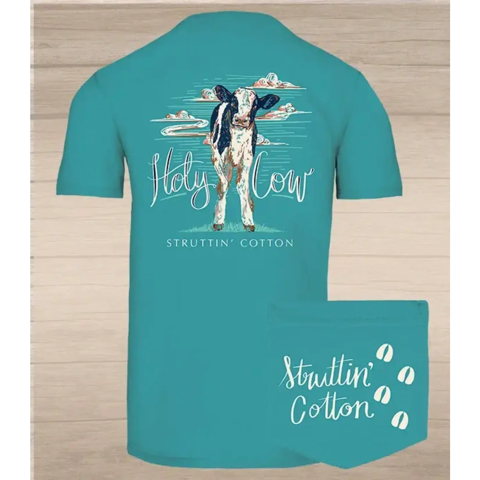 Struttin' Cotton Struttin' Cotton Women's Holy Cow S/S TEE Shirt