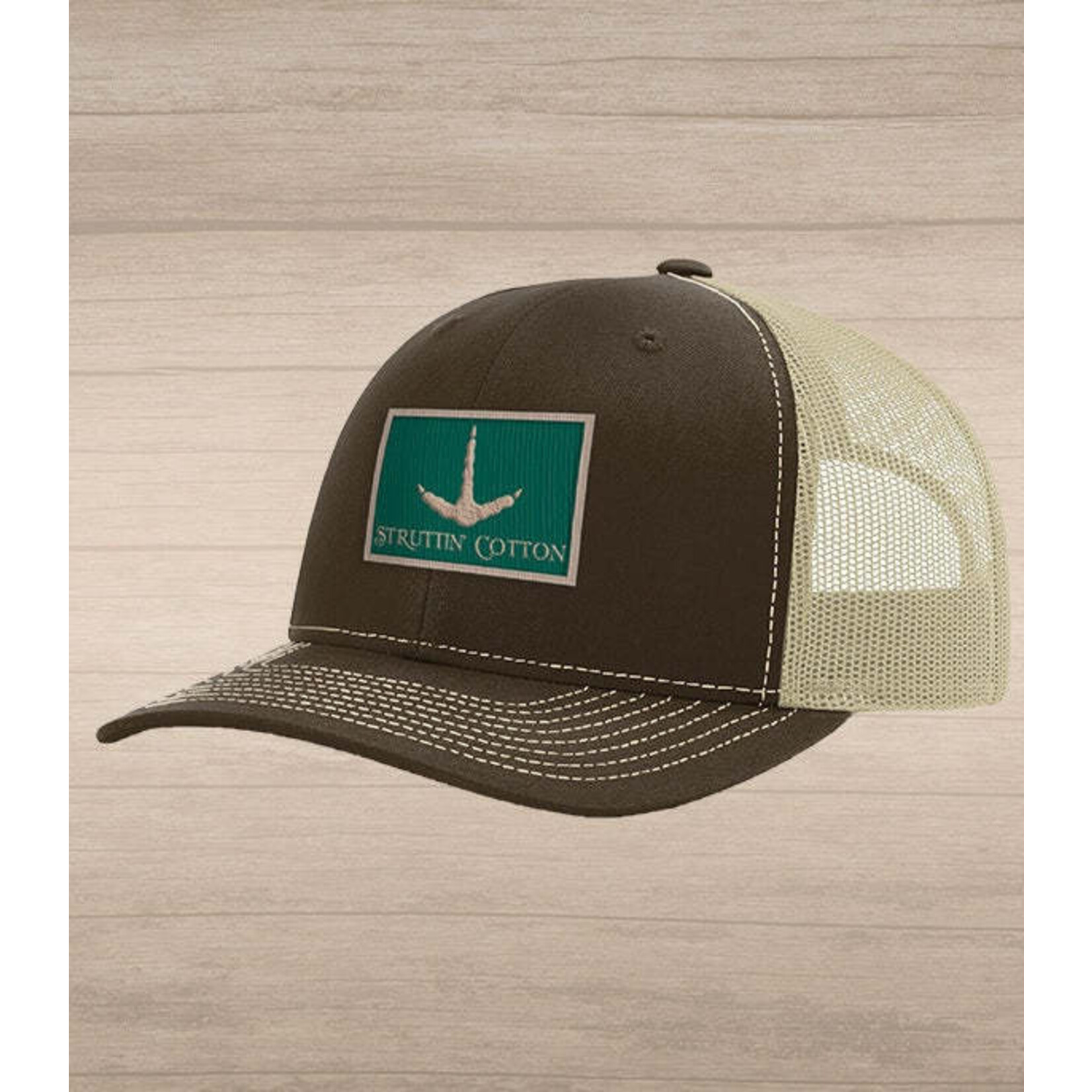 Struttin' Cotton Struttin' Cotton Turkey Track Patch Snapback Hat