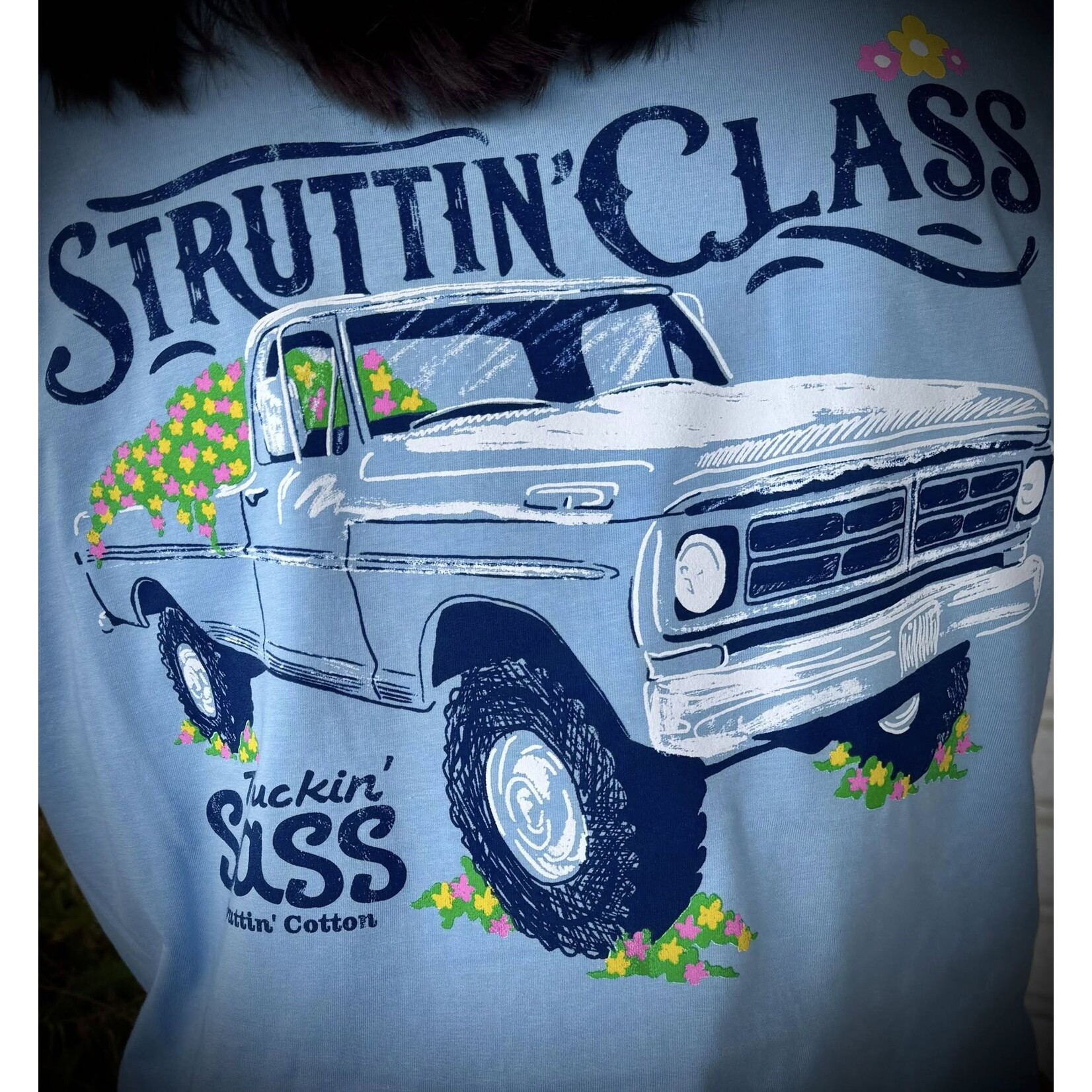 Struttin' Cotton Struttin' Cotton Women's Class & Sass S/S TEE Shirt