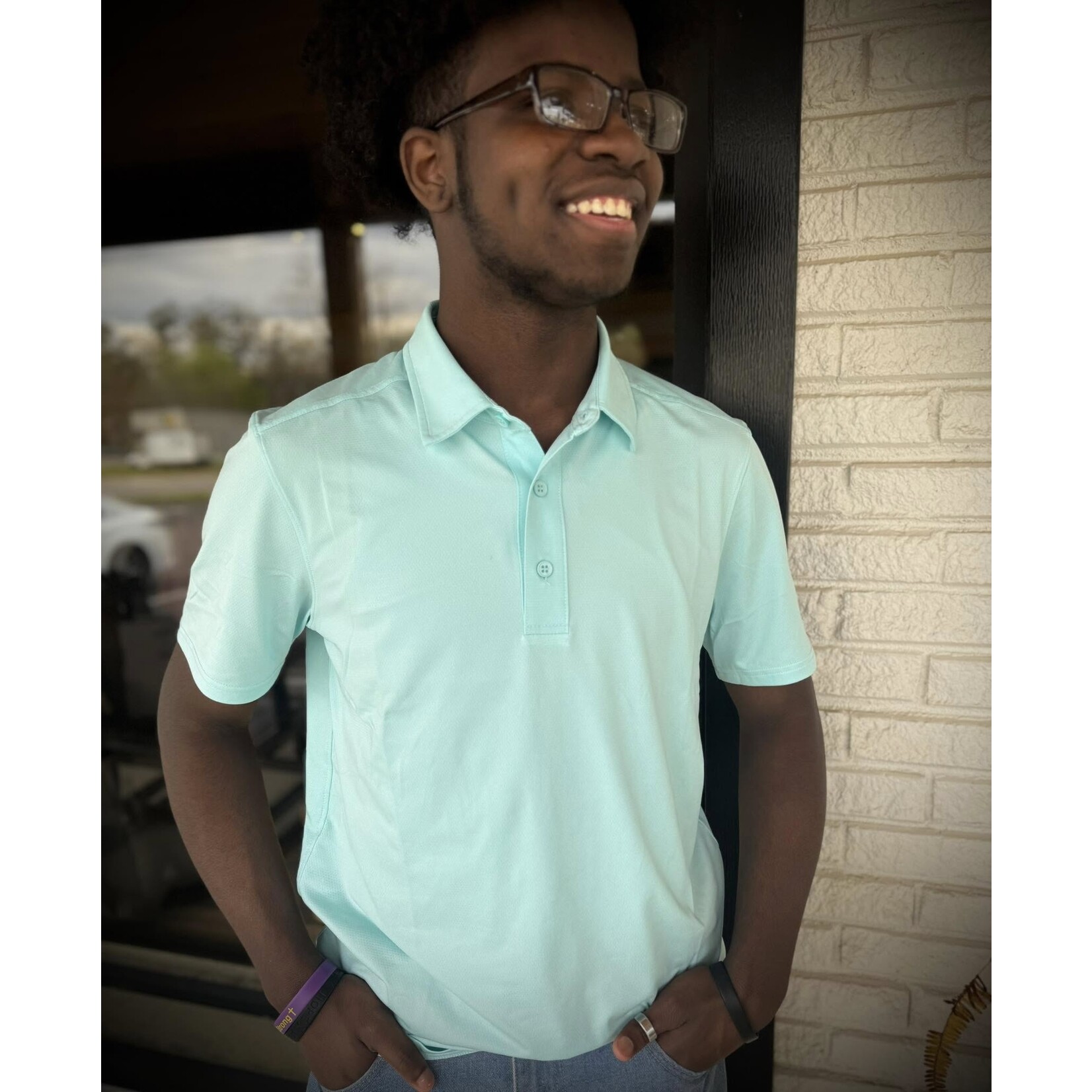 Aftco Aftco Men's Airo O Mesh Polo Shirt