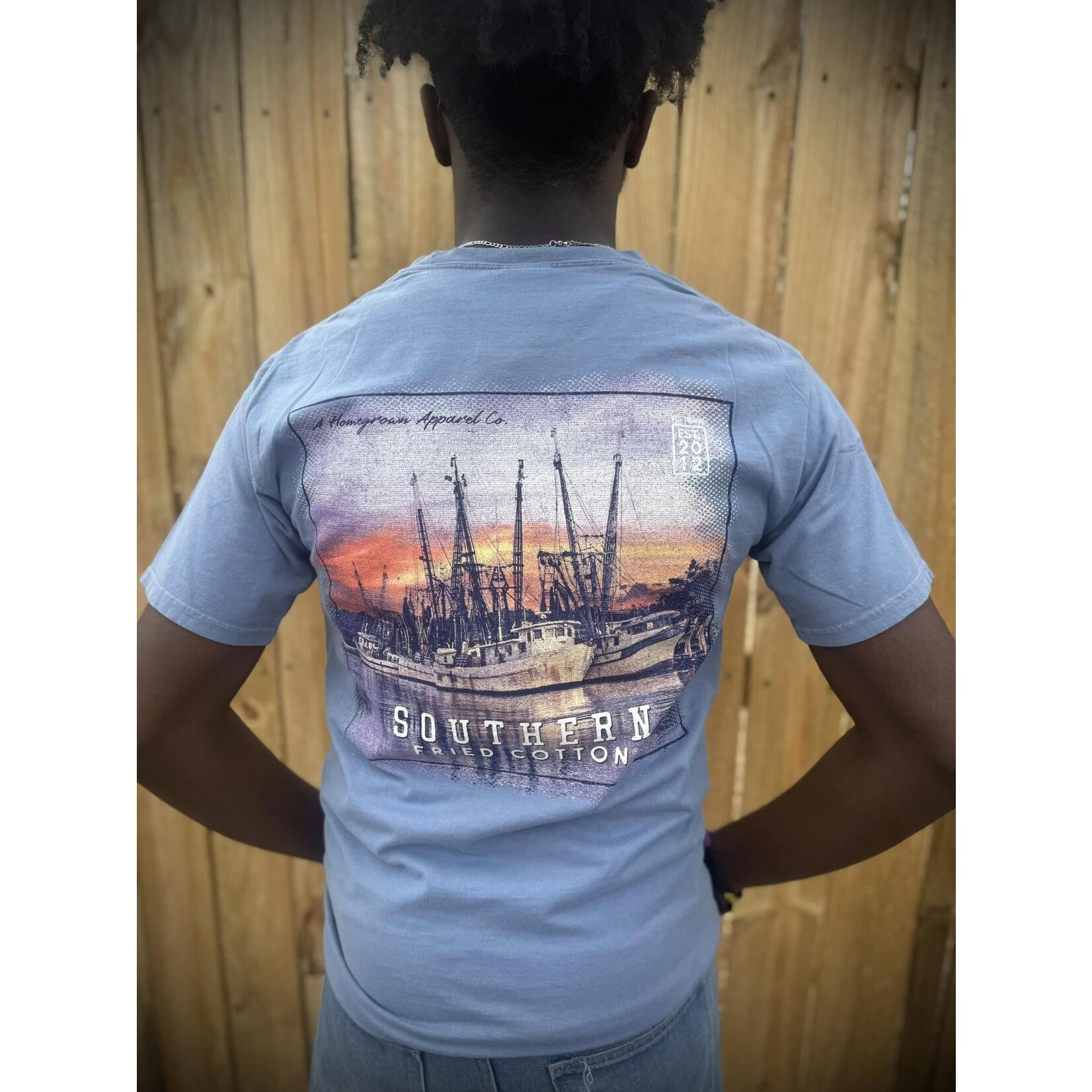 Southern Fried Cotton Southern Fried Cotton Pink Skies S/S TEE Shirt