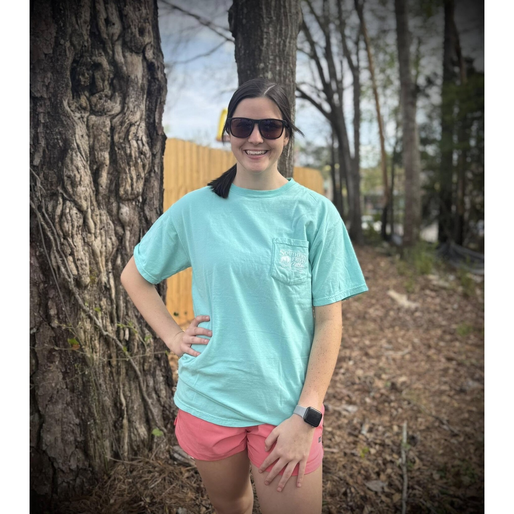 Southern Fried Cotton Southern Fried Cotton Women's Getting Caught in the Rain S/S TEE Shirt