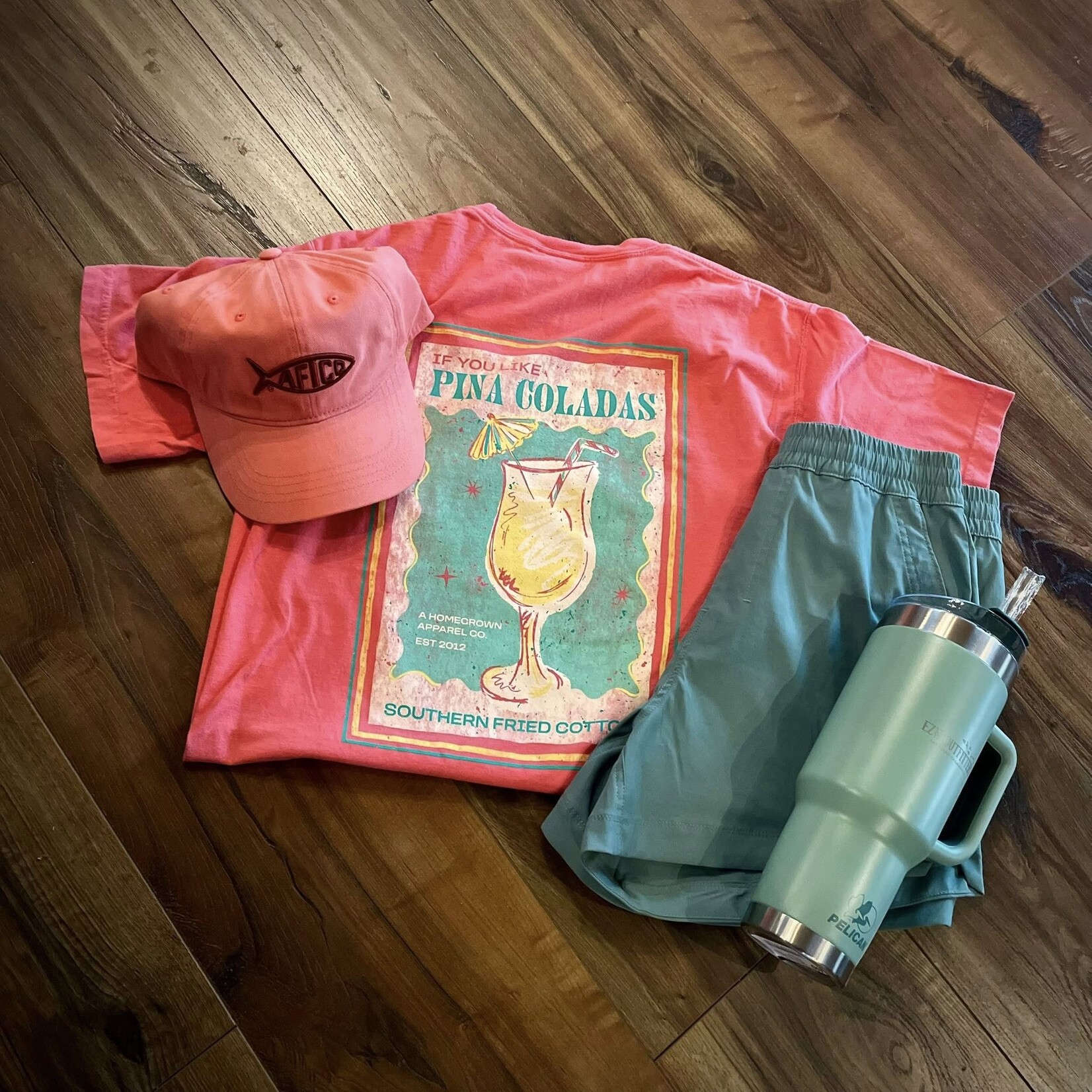Southern Fried Cotton Southern Fried Cotton Women's If you like Pina Coladas S/S TEE Shirt