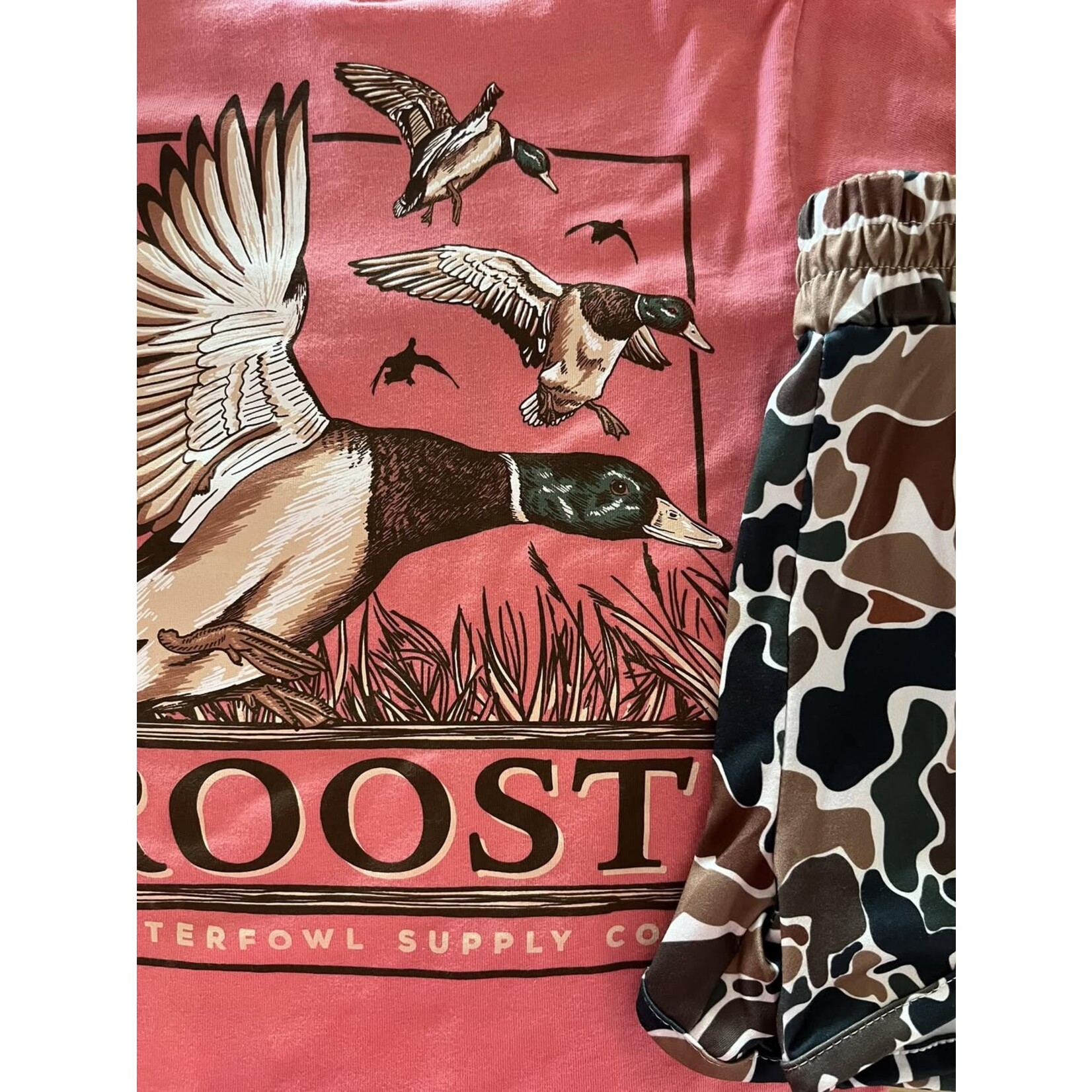 Roost Waterfowl Roost Waterfowl Youth Roost  Mallard Pitching S/S TEE Shirt