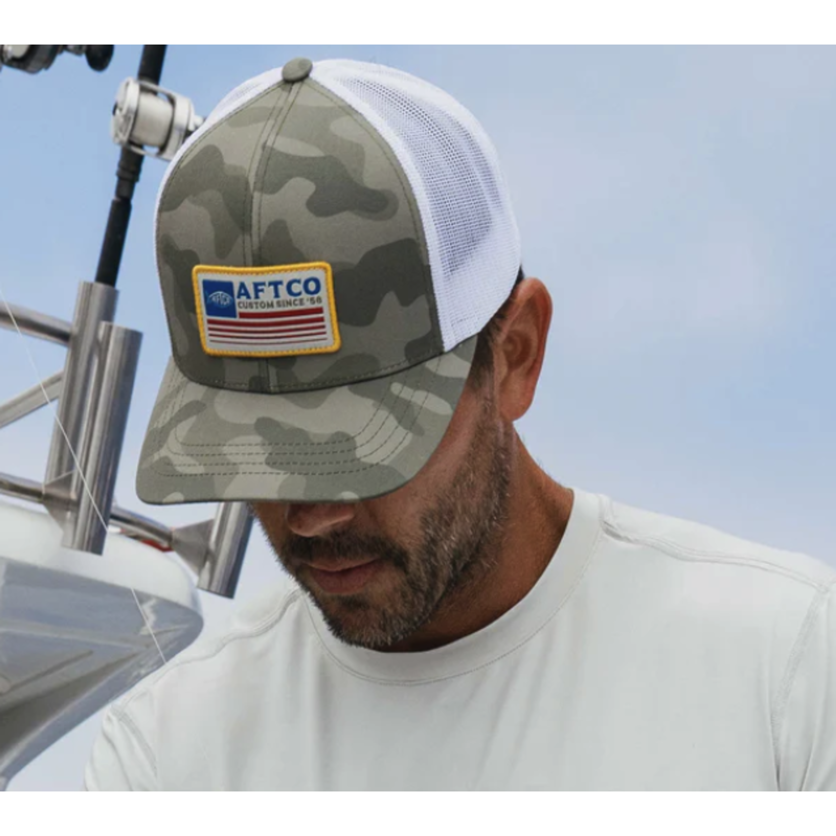 Aftco Aftco Men's Crossbar Trucker Snapback Hat