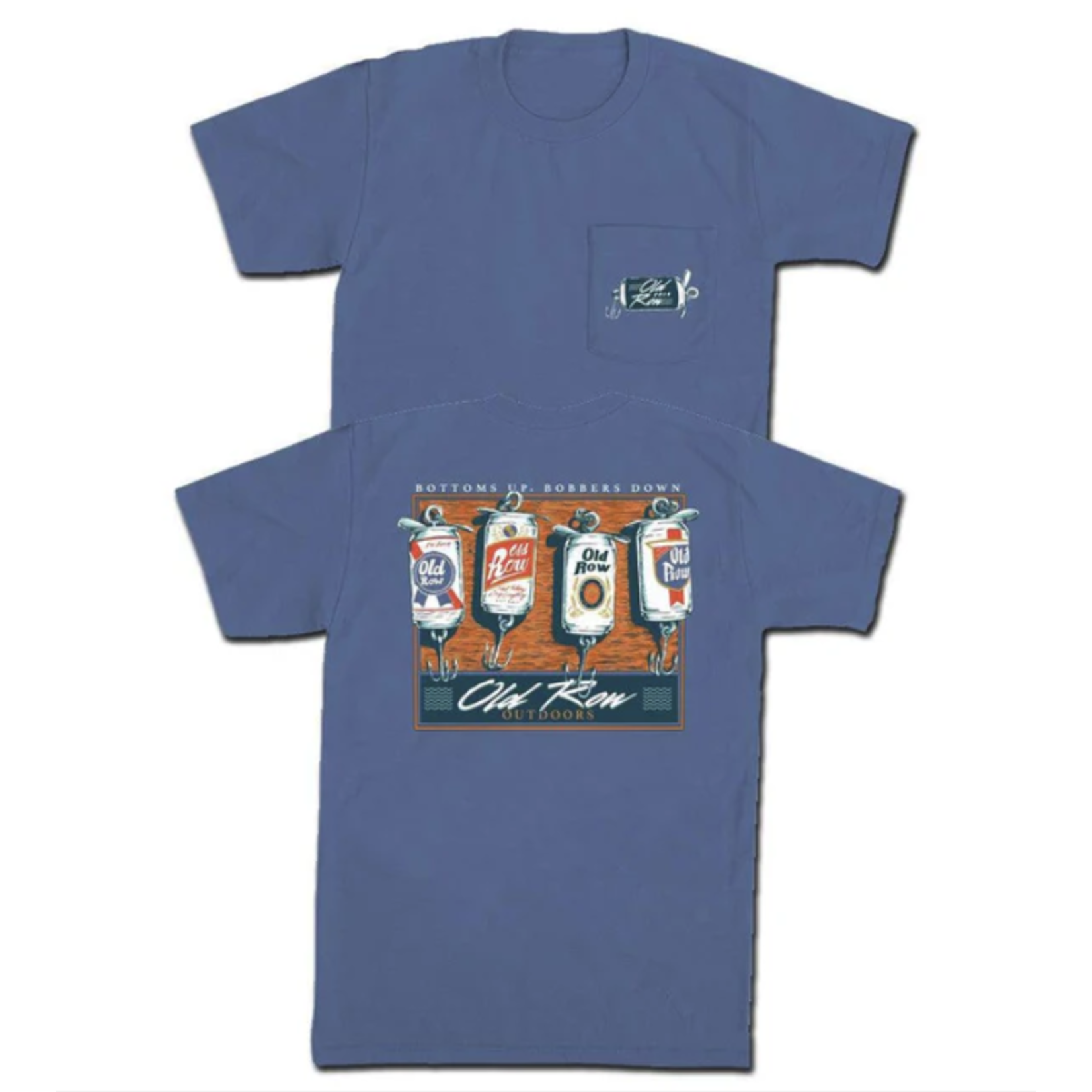 OLD ROW Old Row Outdoors Bottoms Up Bobbers Down Pocket S/S TEE Shirt